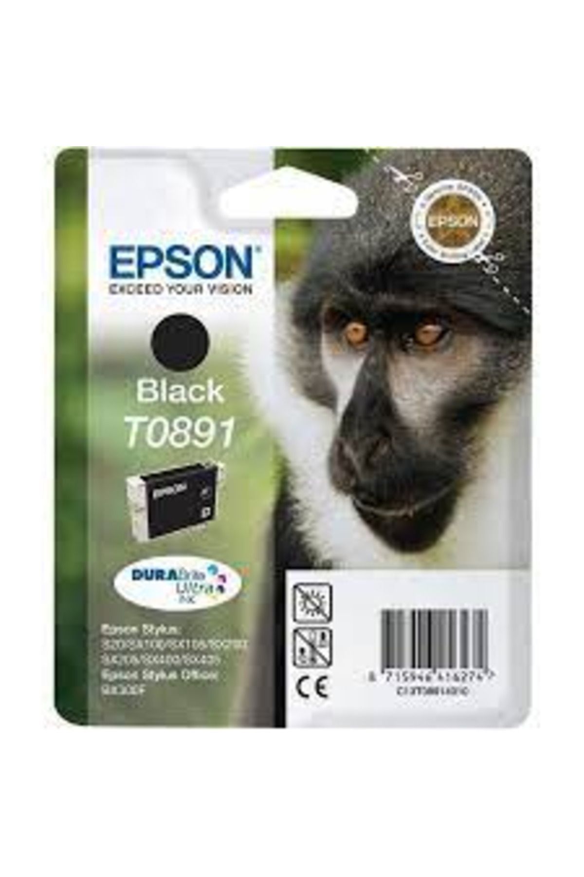 HP Epson T0891-C13T08914020 Siyah Orijinal Kartuş