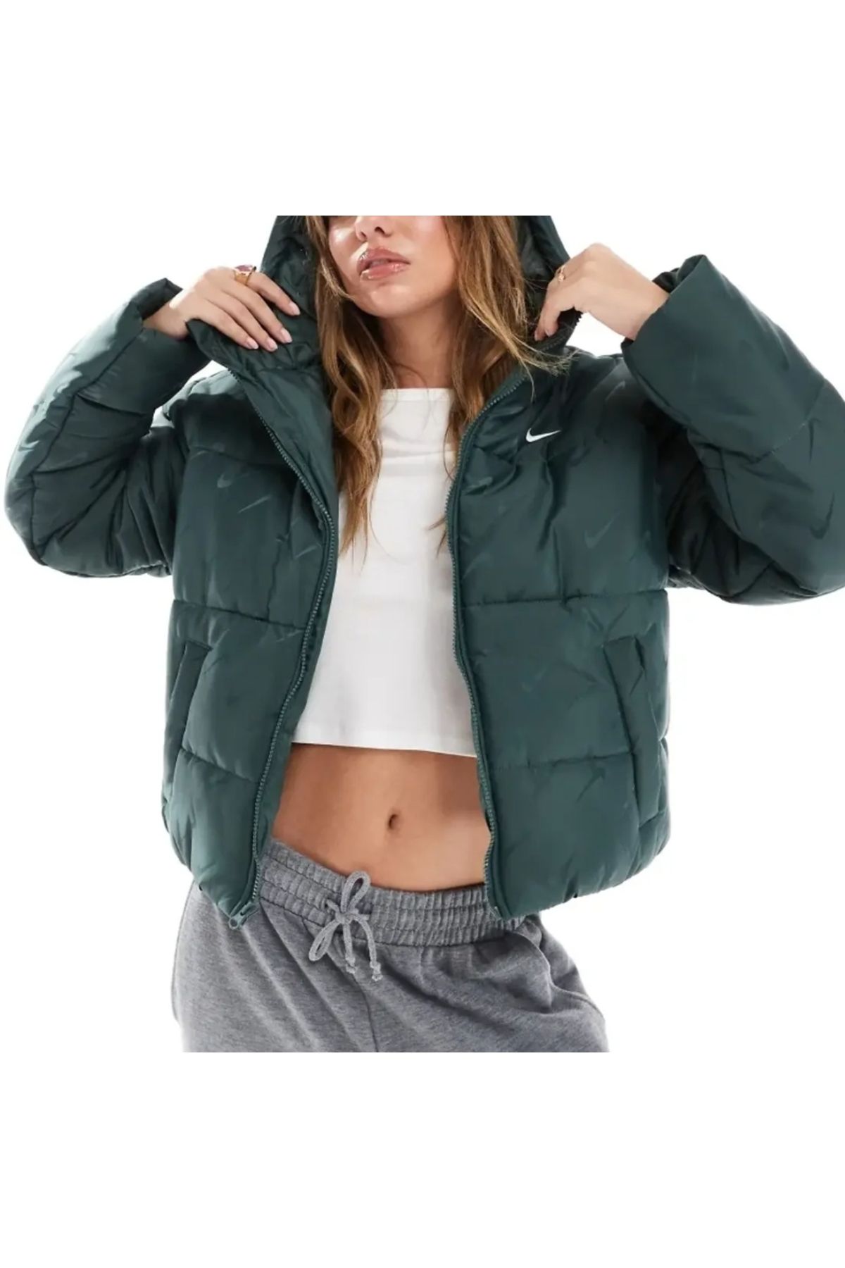 Nike Therma-FIT Synthetic Fill Puffer Kadın Mont ASLAN SPORT