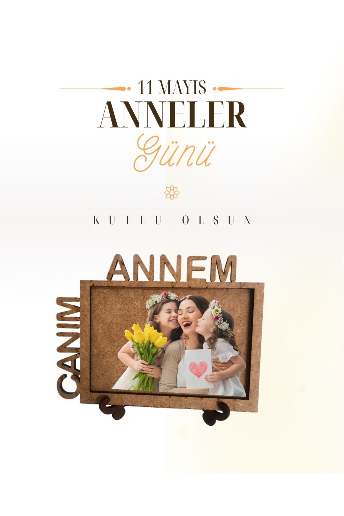 Design 4N Canım Annem Çerçeve 10 Adet Boyama Etkinliği
