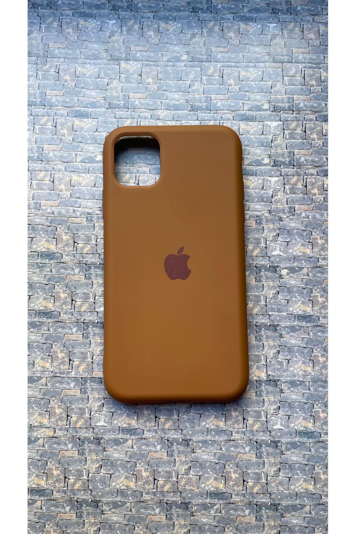 BCNCASE İphone12PROMAX Logolu Telefon Kılıfı Yumuşak Silikon Kauçuk İçi Kadife Ince Kılıf ÇizilmezDayanıklı