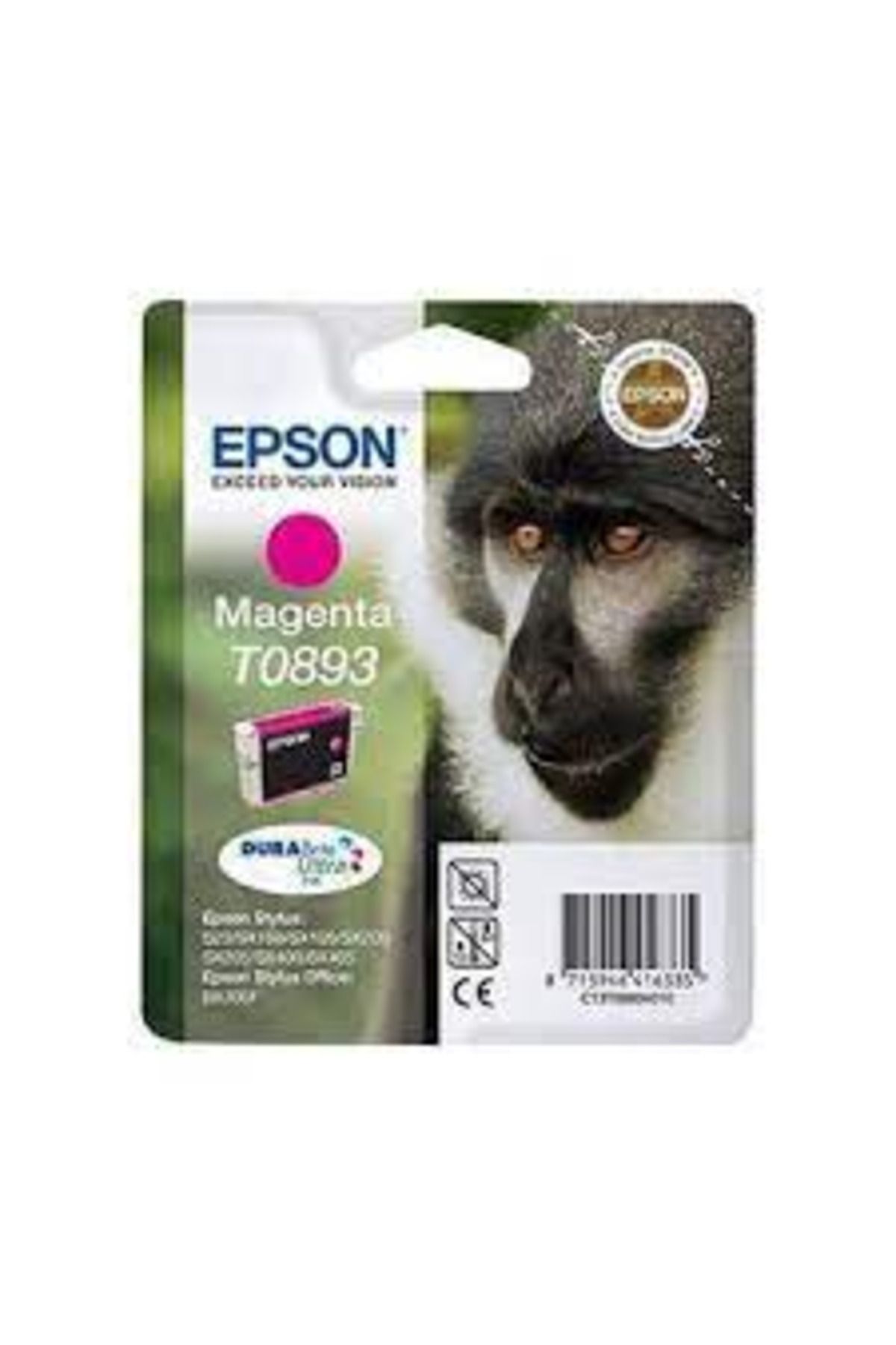 HP Epson T0893-C13T08934020 Kırmızı Kartuş