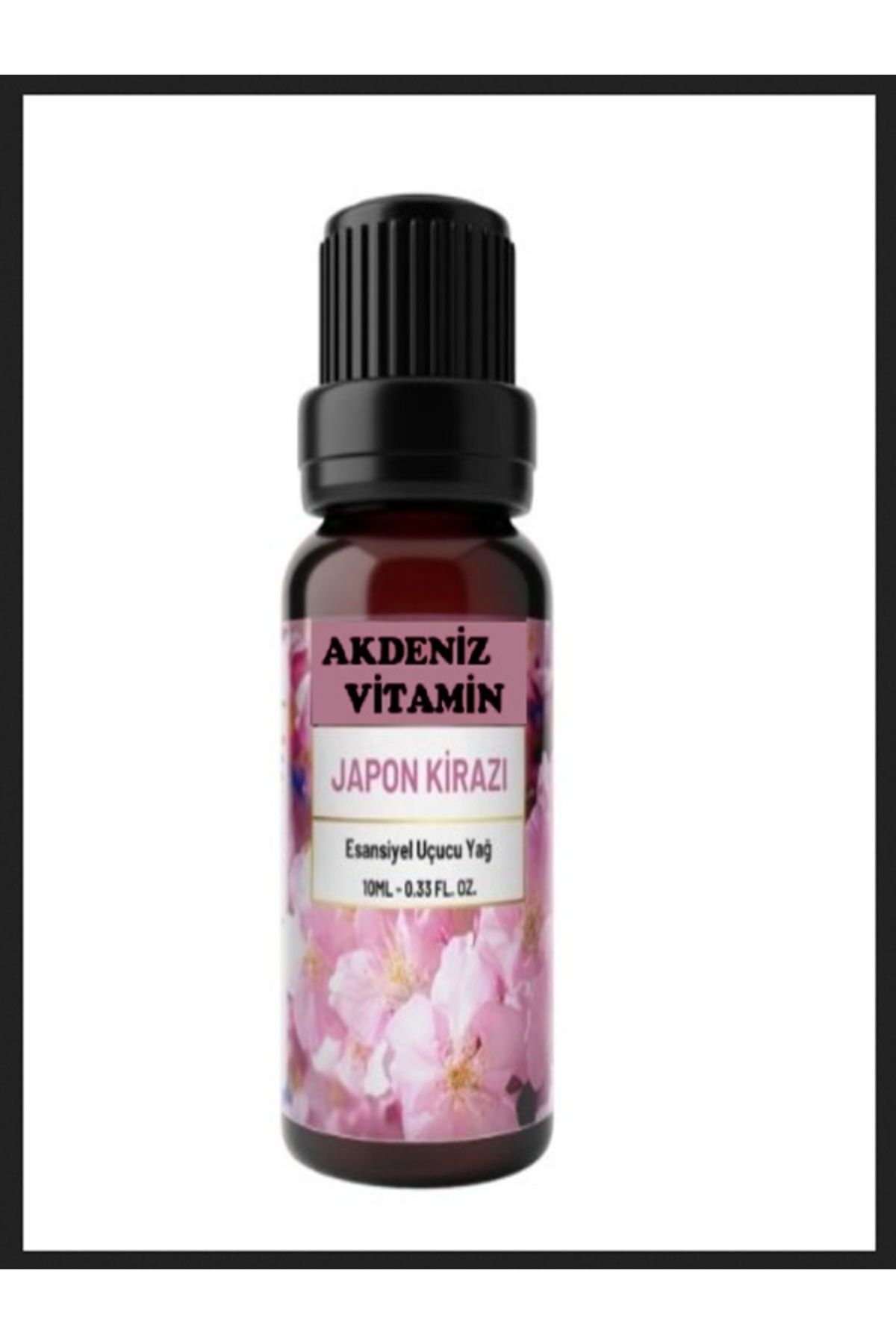 AKDENİZ VİTAMİN Japon Kirazı Esansiyel Uçucu Koku Yağı Difüzör Esansı Buhurdanlık Yağı Aromaterapi Yağı 10ml