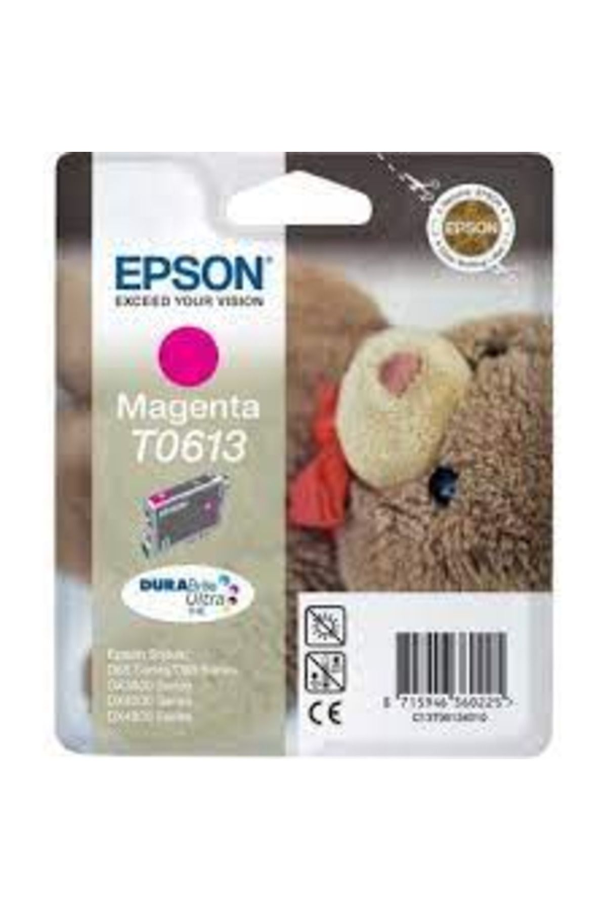 HP Epson (T0613) C13T06134020 Kırmızı Kartuş