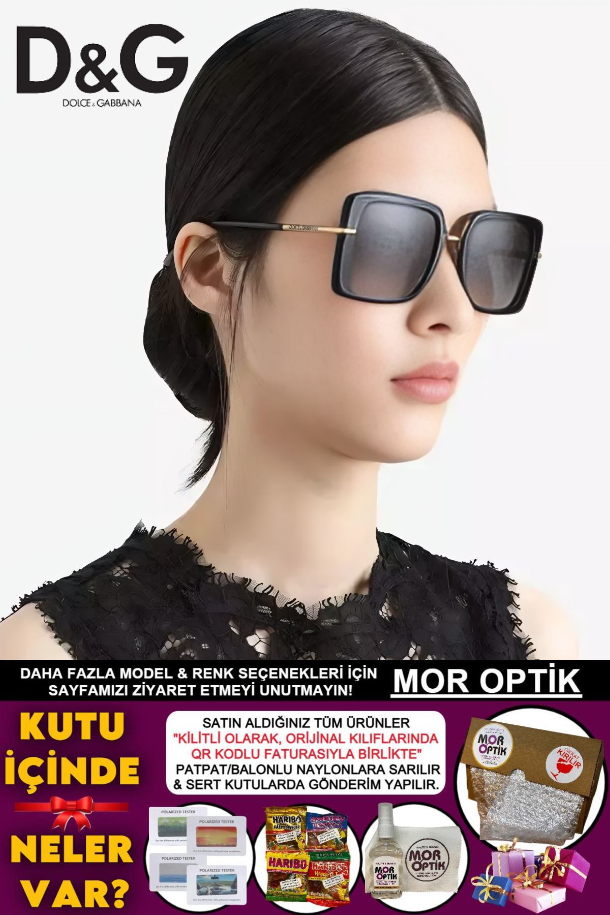 Dolce&Gabbana DG4491 3299/8G 52-22-145 3N "KARE ŞIK MODEL LEOPAR DETAYLI"