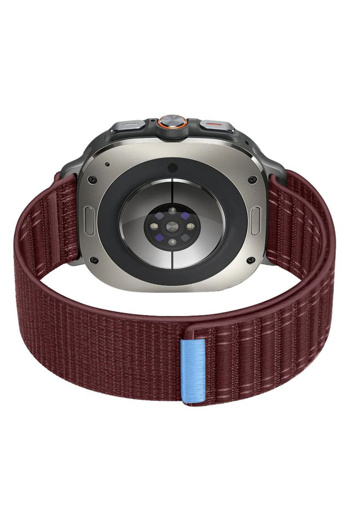 REDz Accessories-Elastic Sport Strap, for Samsung Galaxy Watch Ultra 47mm, Adjustable Buckle, Nylon, Burgundy 3