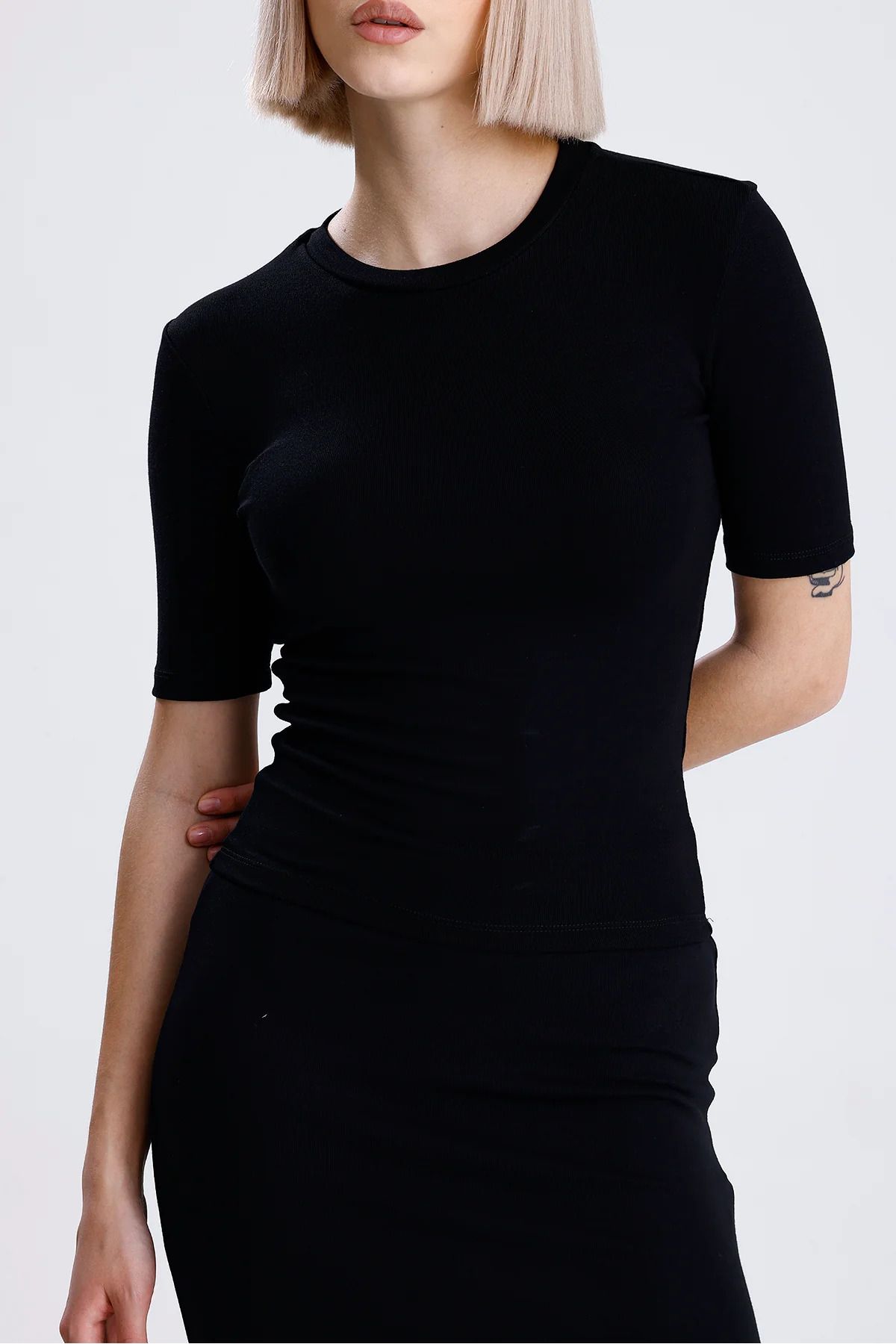 monepure Kadın Pamuk Body – %100 Pamuk Soft Touch Doku