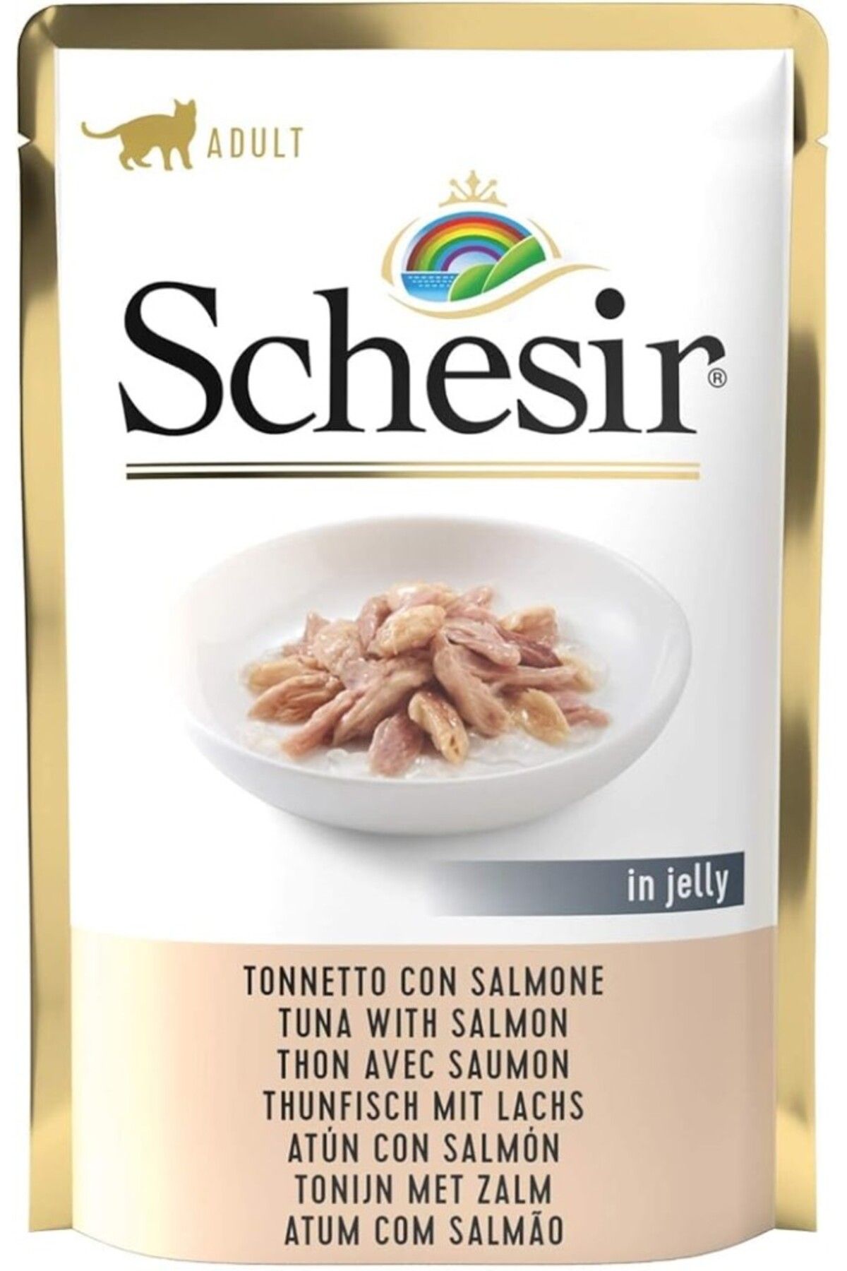 Schesir Yetişkin Kedi Konservesi 85 Gr Somonlu