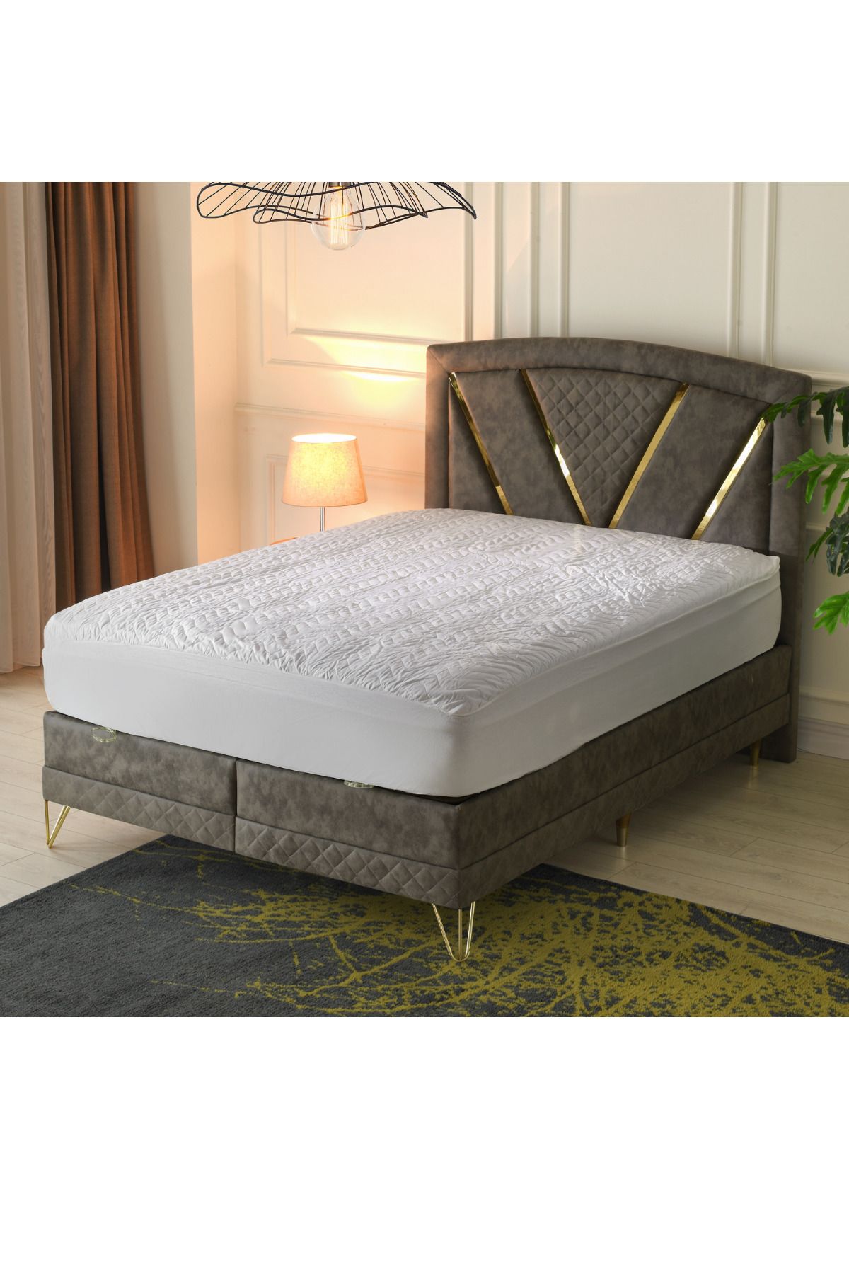 Madame Gross %100 Pamuk Ranforce Kapitone Fitted Alez – Yumuşak Ve Dayanıklı Alez / Seri Sonu