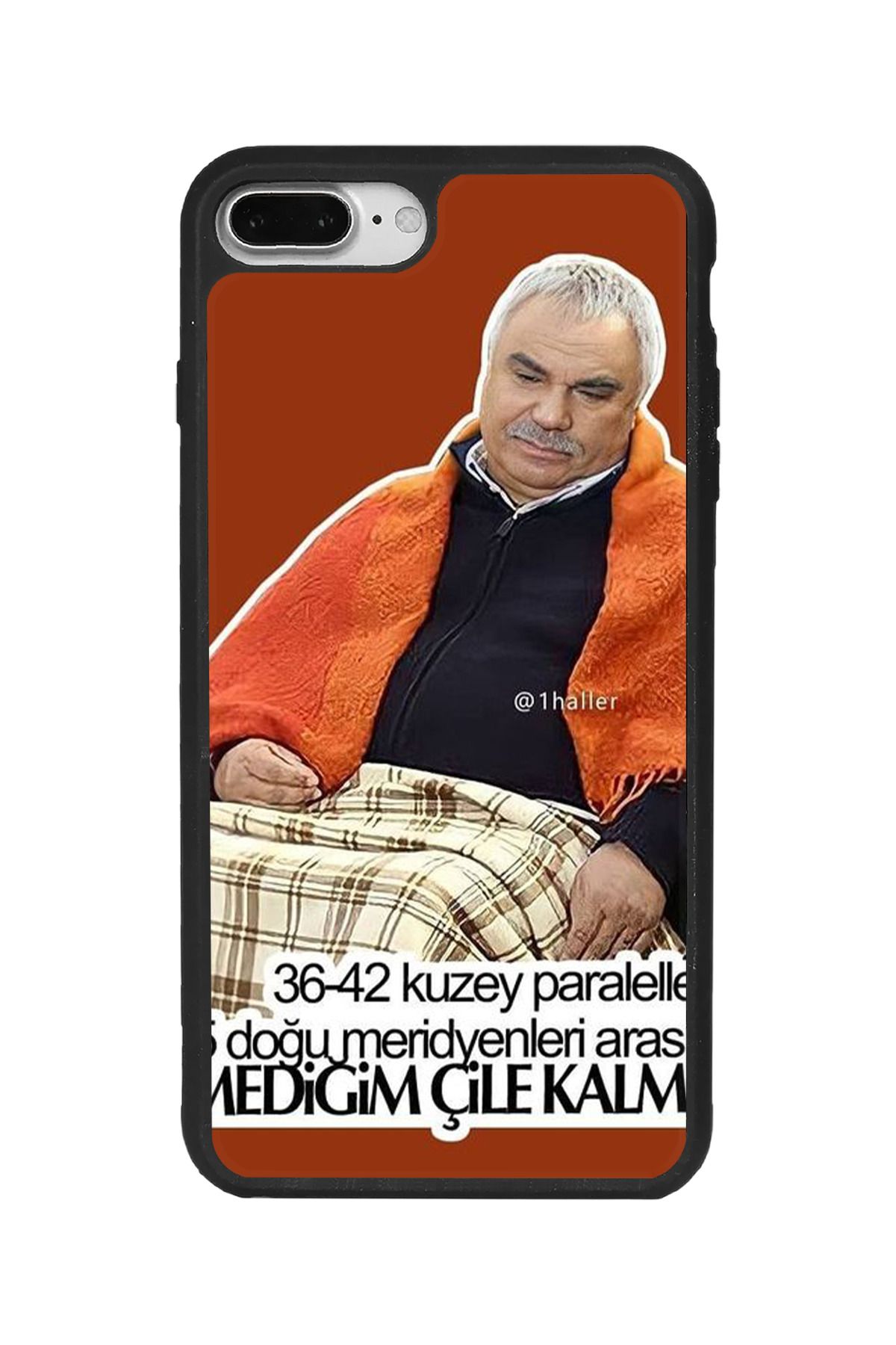 BGAKSESUAR iPhone 8 Plus Uyumlu Mat Siyah Kılıf – Yumuşak Silikon, Koruyucu, Şok Emici Kapak