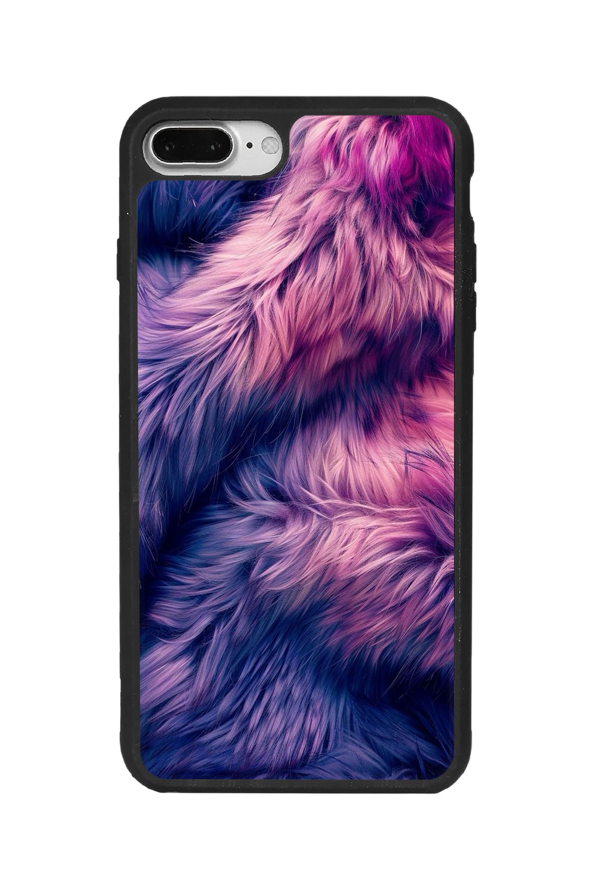BGAKSESUAR İPhone 7 Plus Uyumlu Mat Siyah Kılıf – Yumuşak Silikon, Koruyucu, Şok Emici Kapak