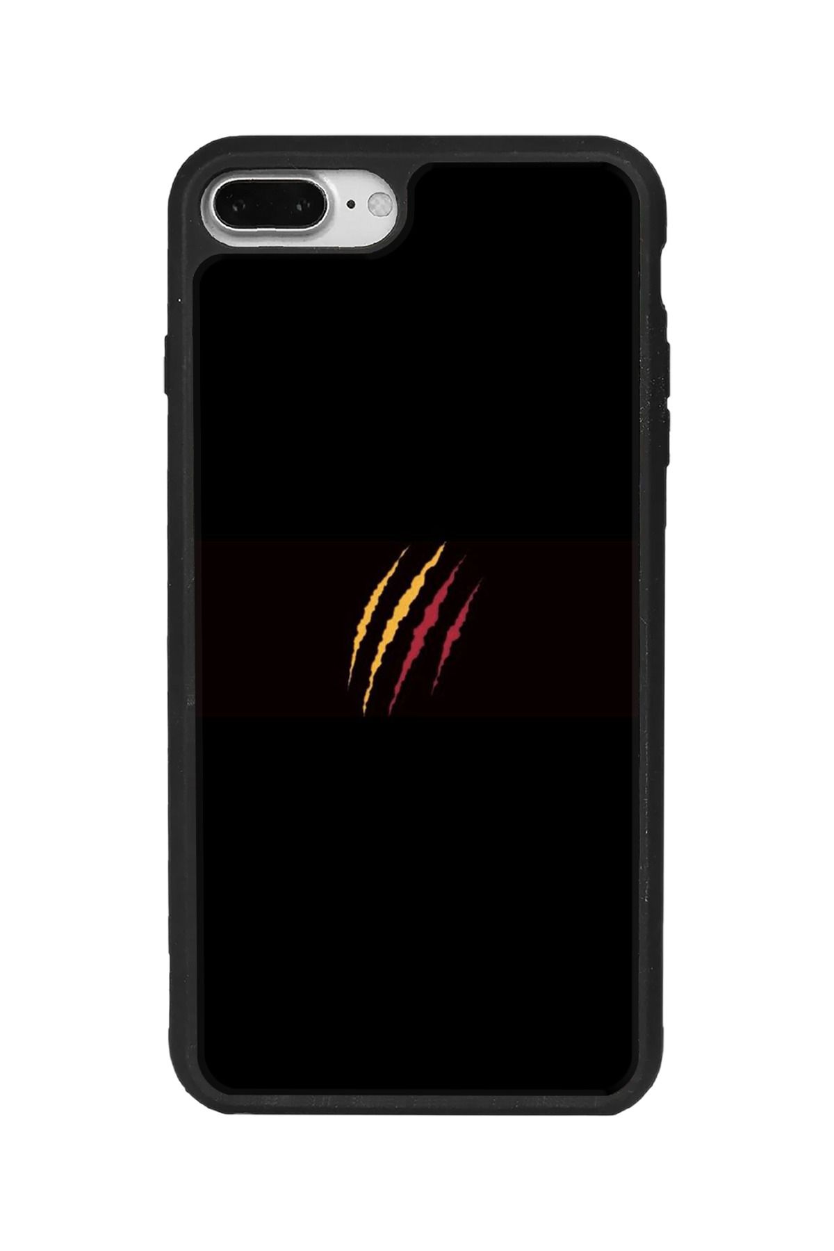 BGAKSESUAR İPhone 8 Plus Uyumlu Mat Siyah Kılıf – Yumuşak Silikon, Koruyucu, Şok Emici Kapak