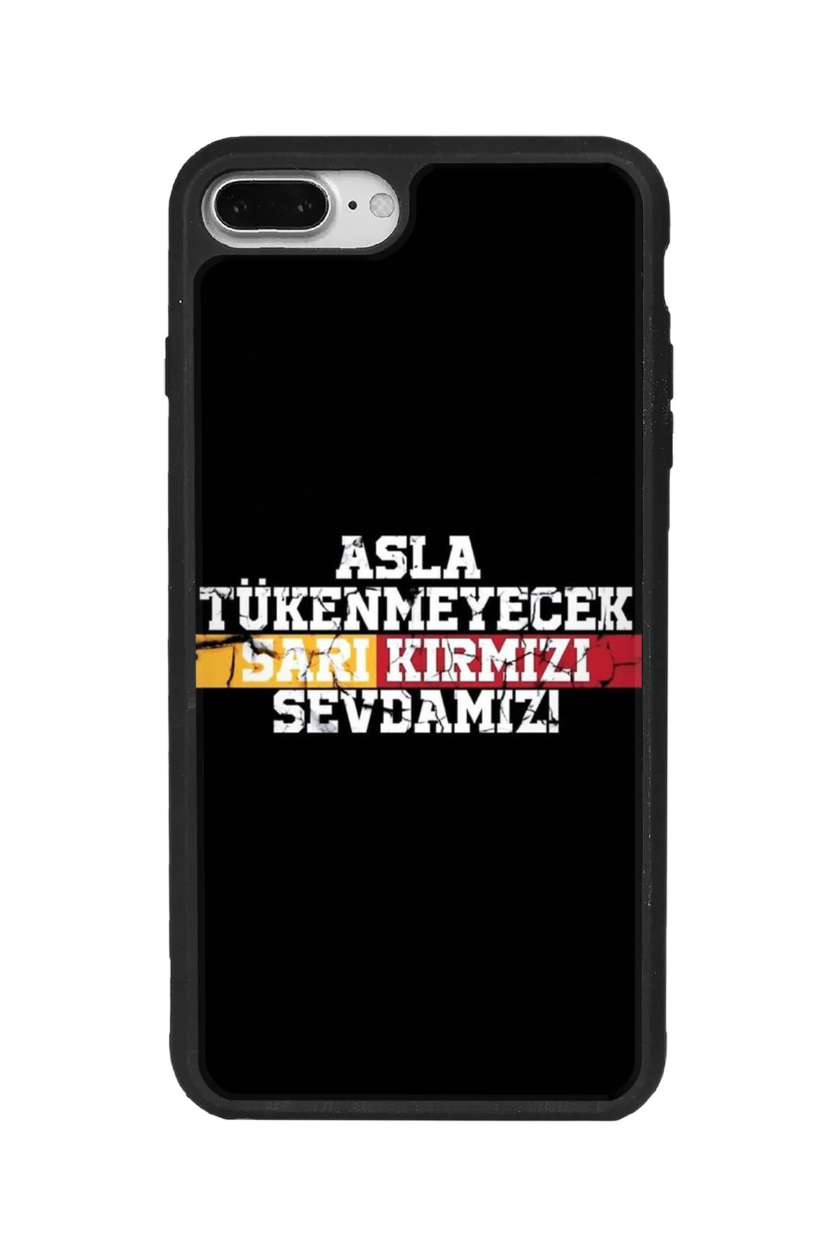 BGAKSESUAR iPhone 7 Plus Uyumlu Mat Siyah Kılıf – Yumuşak Silikon, Koruyucu, Şok Emici Kapak