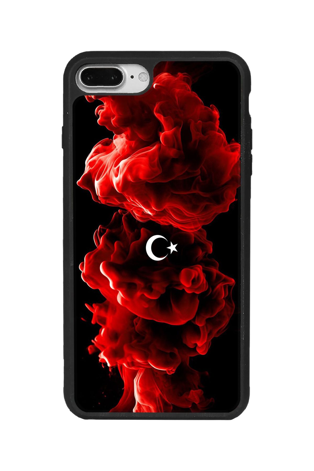 BGAKSESUAR Apple iPhone 7 Plus Uyumlu Mat Siyah Kılıf – Yumuşak Silikon, Koruyucu, Şok Emici Kapak