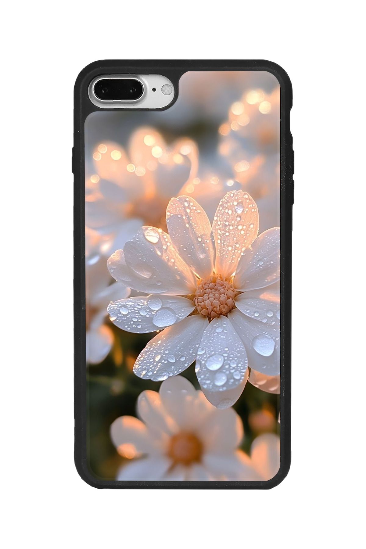 BGAKSESUAR iPhone 7 Plus Uyumlu Mat Siyah Kılıf – Yumuşak Silikon, Koruyucu, Şok Emici Kapak