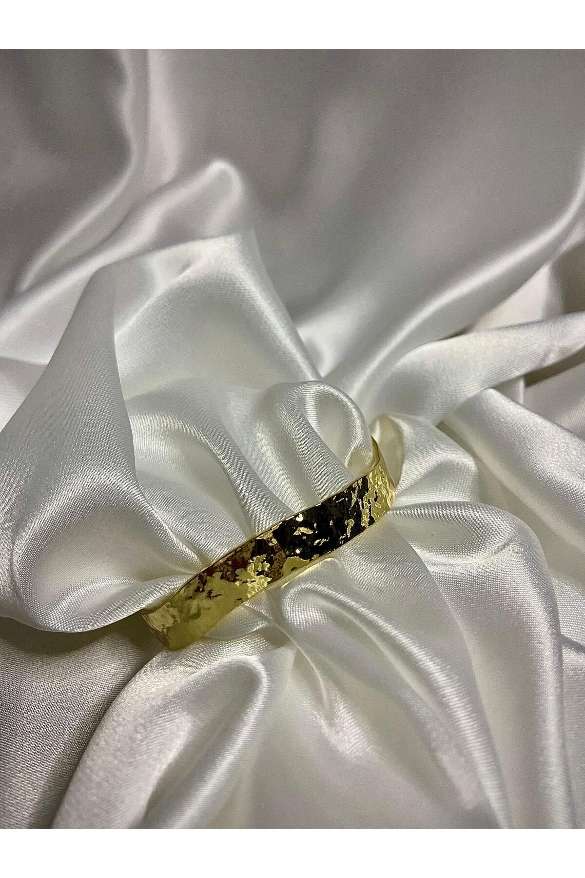 L'Atelier Aurelia ASİMETRİK ÇELİK GOLD BİLEKLİK