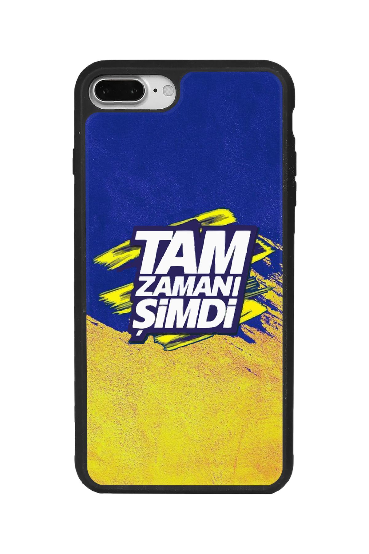 BGAKSESUAR iPhone 8 Plus Uyumlu Mat Siyah Kılıf – Yumuşak Silikon, Koruyucu, Şok Emici Kapak