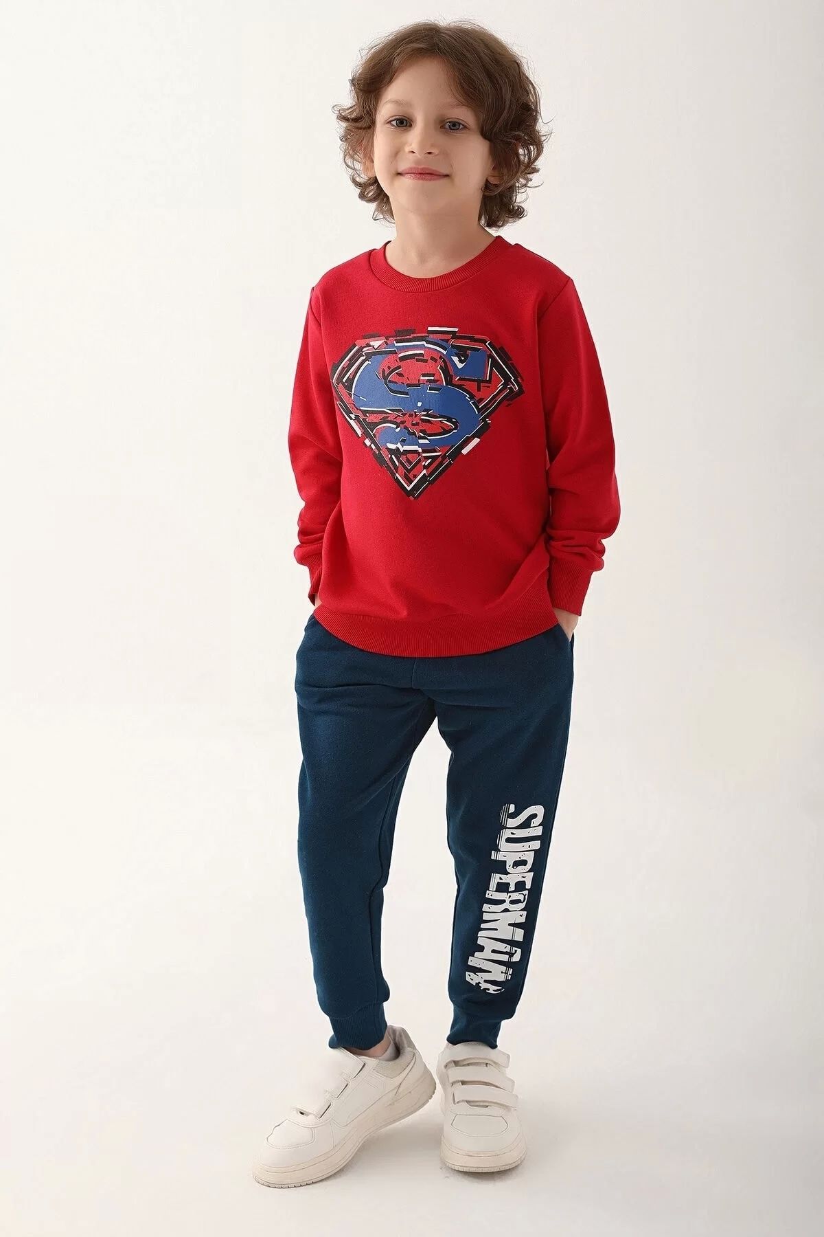 Warner Bros SUPERMAN ERKEK ÇOCUK EŞOFMAN TAKIMI - KIRMIZI