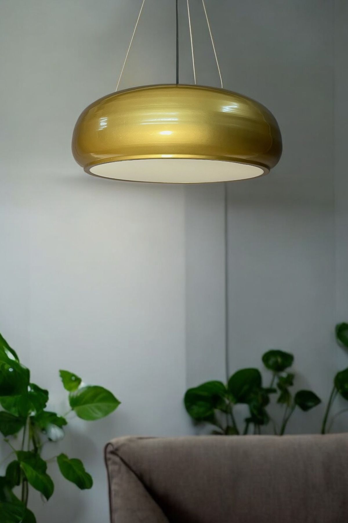 Home UFO Model Sarkıt Lineer Led Avize (Beyaz Işık) Yatak Odası Mutfak Salon cafe otel