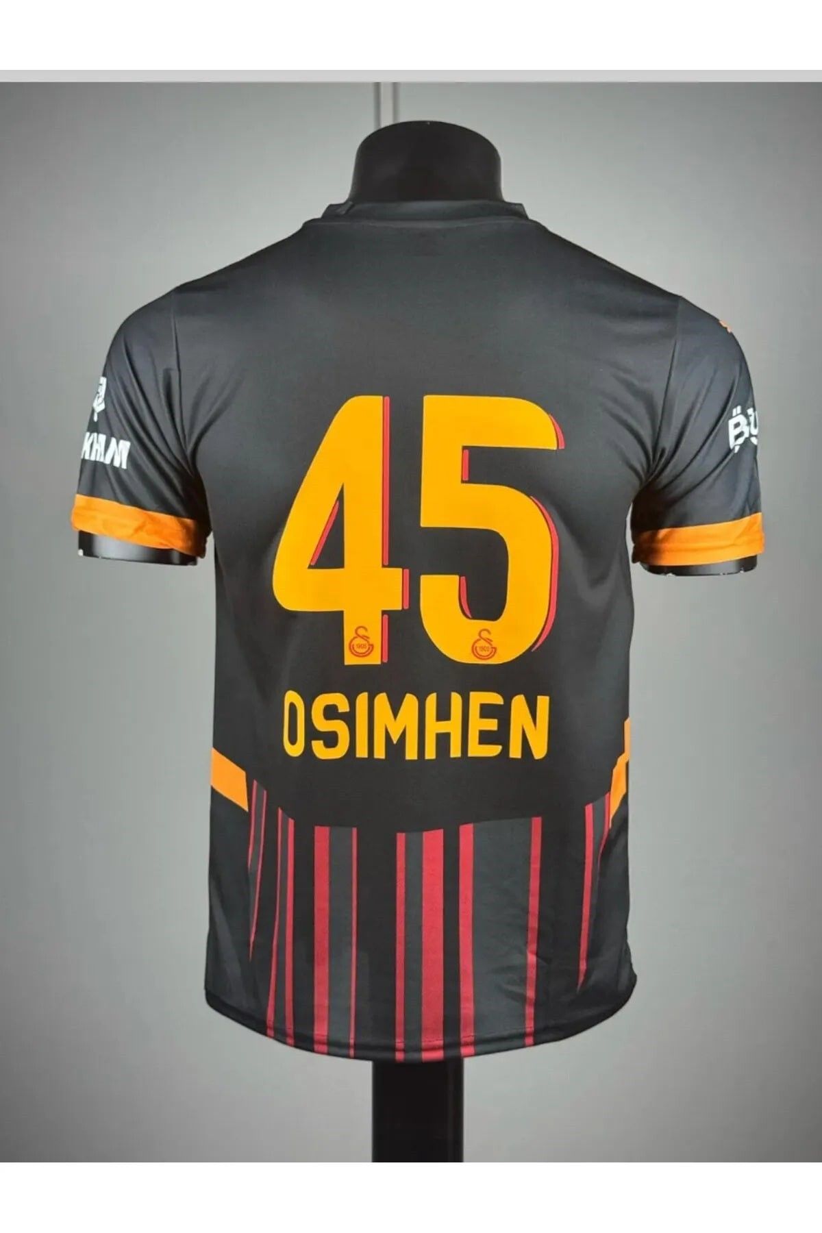 yenteks Siyah Deplasman G.a.la.t.a.s.a.r.a.y V.O.s.i.m.hEN Kısa Kol Yetişkin Forma