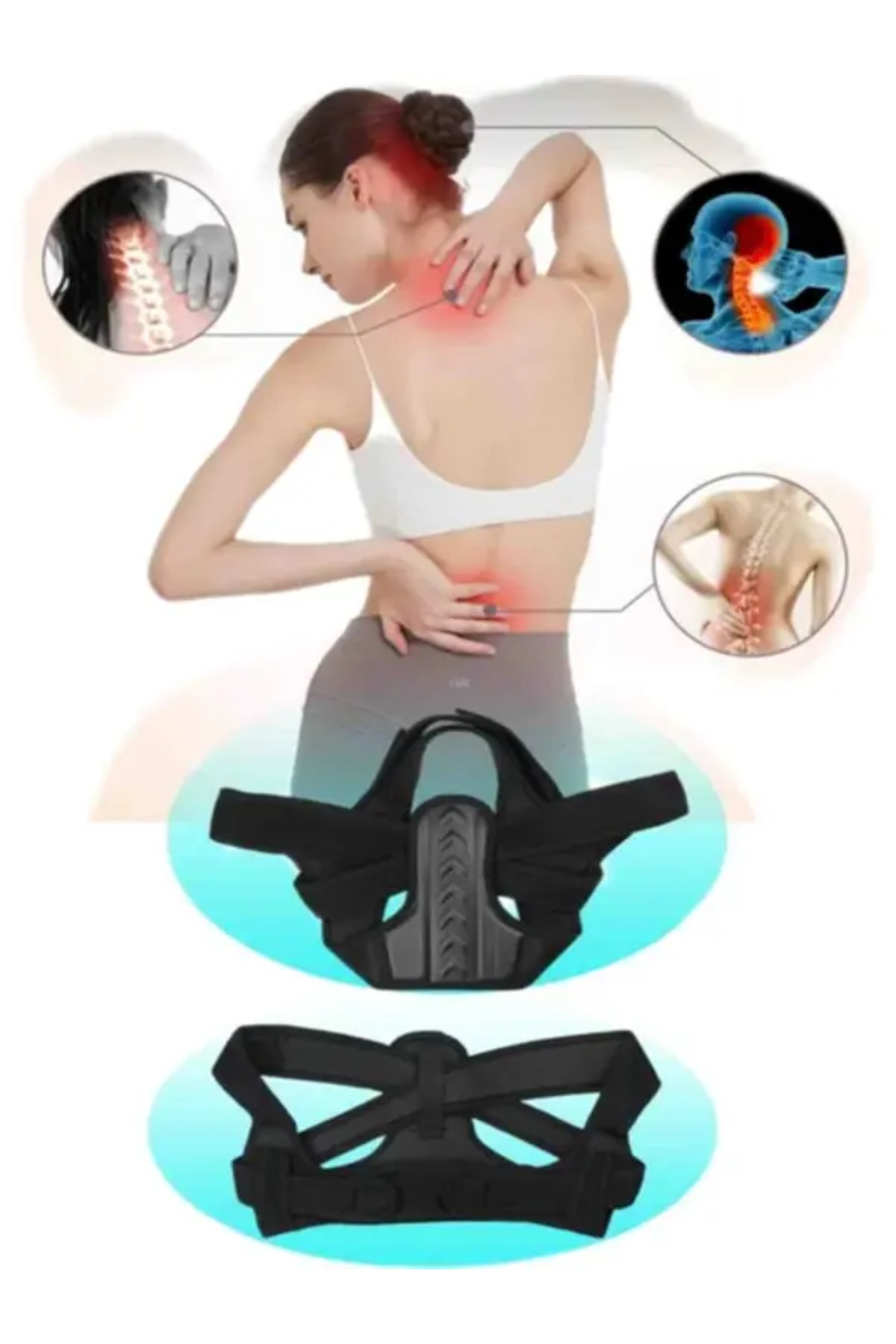 Ankaflex-New Generation Breast Collection Supported Posture Corrector Posture Corset Upper Back Shoulder Back Pain Relief 6