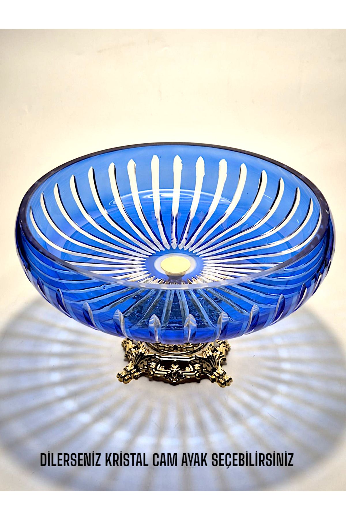 Akden Kristal KESME KRİSTAL DEKOR DİANA SOFRA SUNUM KASE
