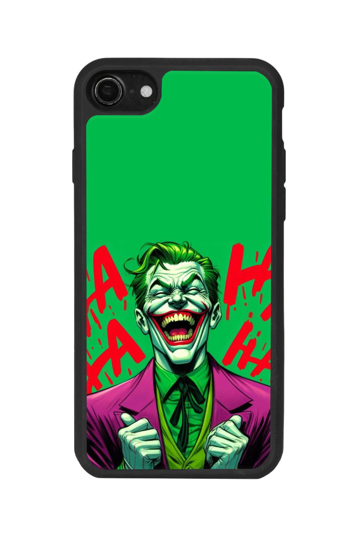 BGAKSESUAR iPhone 8 Uyumlu Mat Siyah Kılıf – Yumuşak Silikon, Koruyucu, Şok Emici Kapak