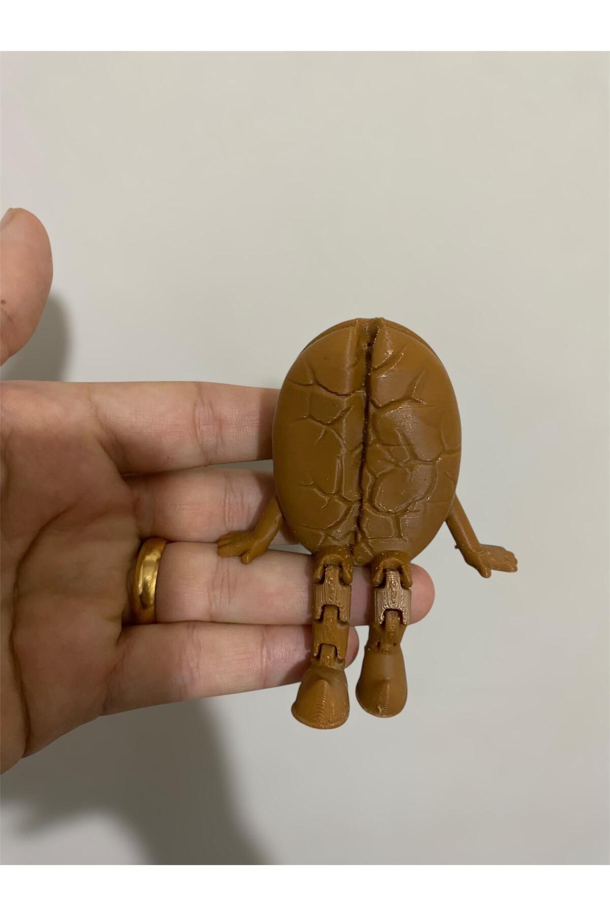 Eta3d 3'lü Kahve Köşesi Seti Gülen Kupa, Kahve Çekirdeği ve Kapaklı Karton Bardak 5 cm