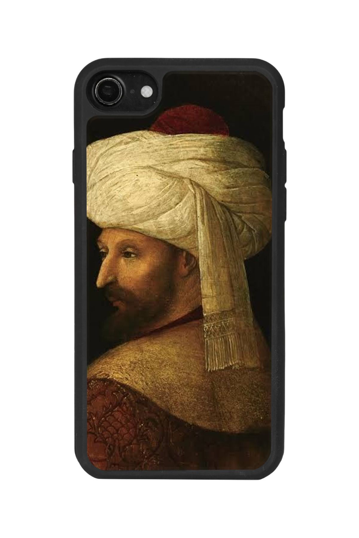BGAKSESUAR iPhone SE Uyumlu Mat Siyah Kılıf – Yumuşak Silikon, Koruyucu, Şok Emici Kapak