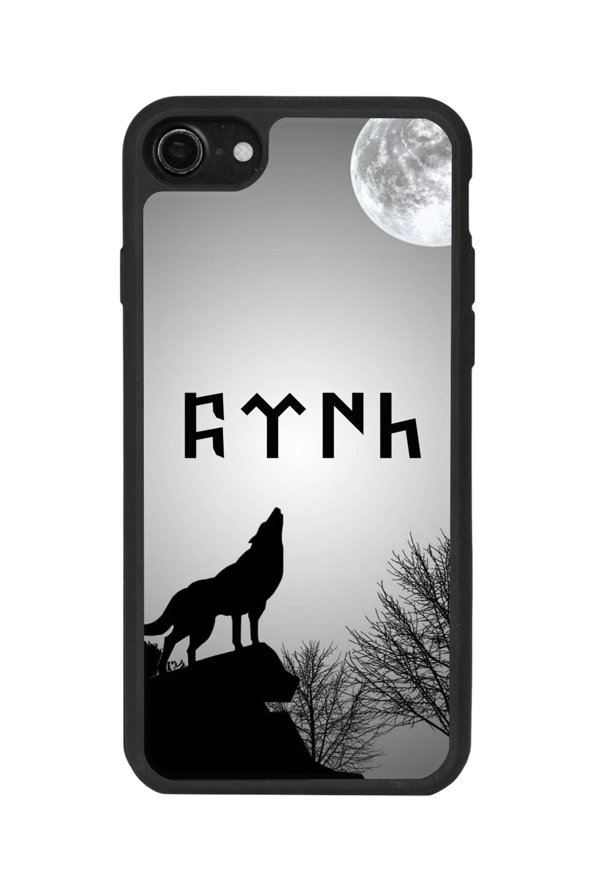 BGAKSESUAR iPhone 7 Uyumlu Mat Siyah Kılıf – Yumuşak Silikon, Koruyucu, Şok Emici Kapak