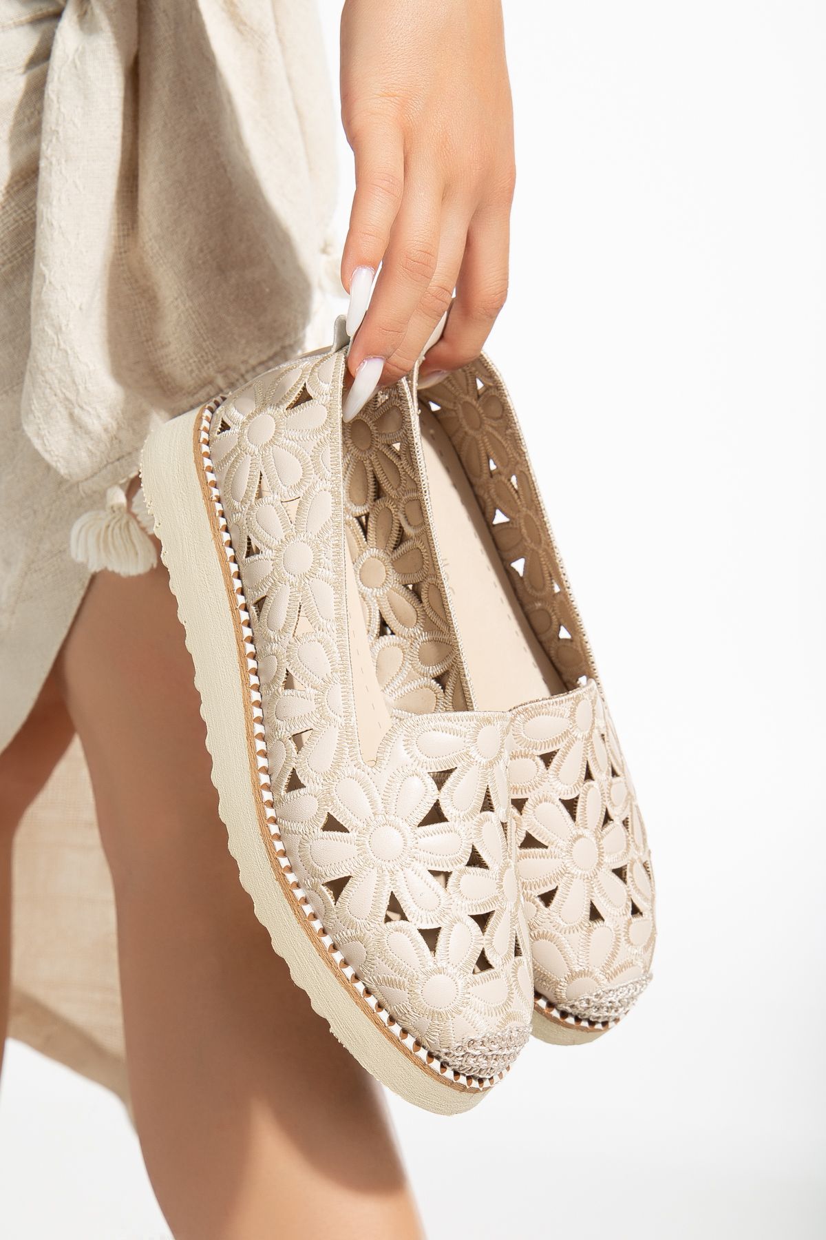 EYLÜLDEN MODA SHOES HANIMSOLLER Günlük Konfort Espadril Babet