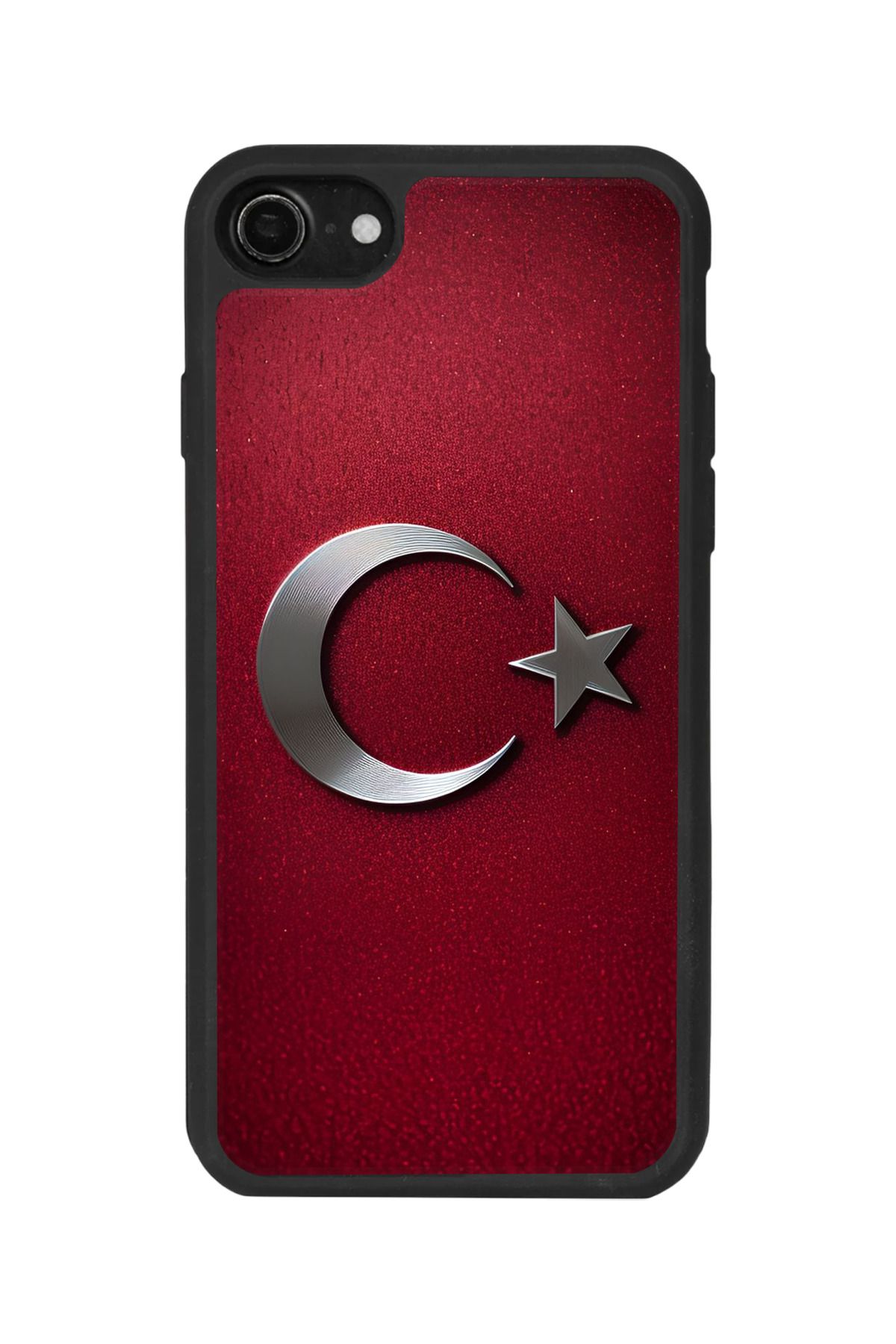 BGAKSESUAR Apple iPhone 7 Uyumlu Mat Siyah Kılıf – Yumuşak Silikon, Koruyucu, Şok Emici Kapak