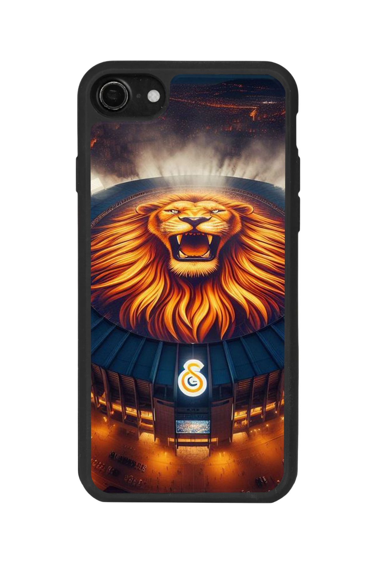 BGAKSESUAR iPhone 7 Uyumlu Mat Siyah Kılıf – Yumuşak Silikon, Koruyucu, Şok Emici Kapak
