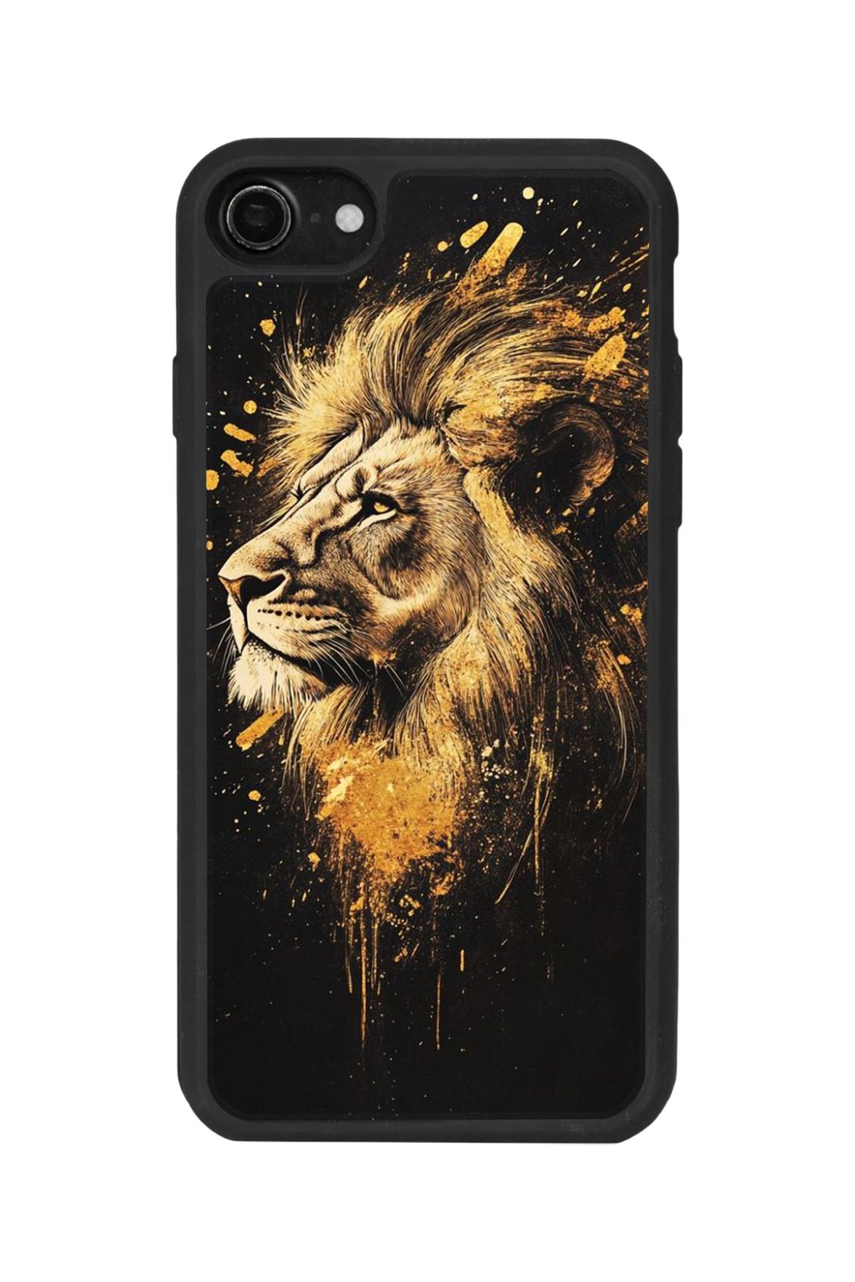 BGAKSESUAR iPhone 7 Uyumlu Mat Siyah Kılıf – Yumuşak Silikon, Koruyucu, Şok Emici Kapak