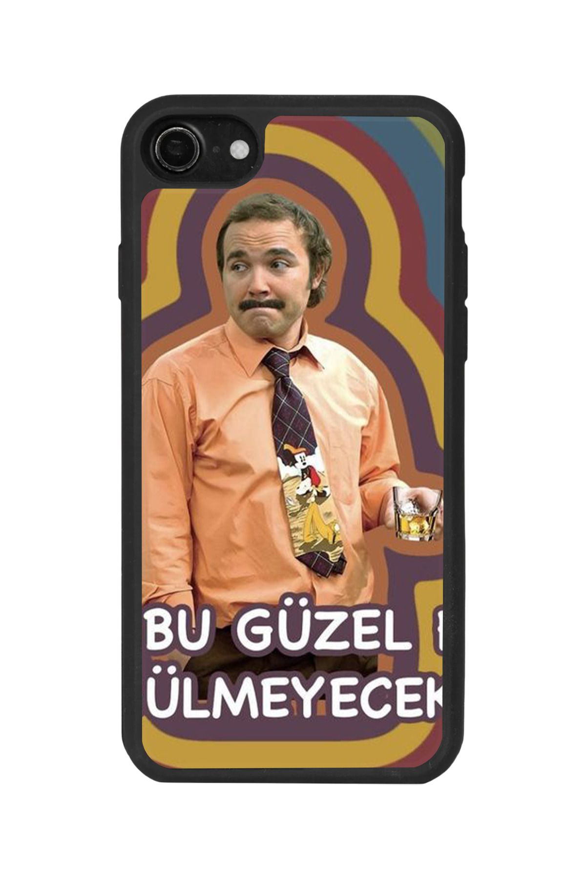 BGAKSESUAR Apple iPhone 7 Uyumlu Mat Siyah Kılıf – Yumuşak Silikon, Koruyucu, Şok Emici Kapak