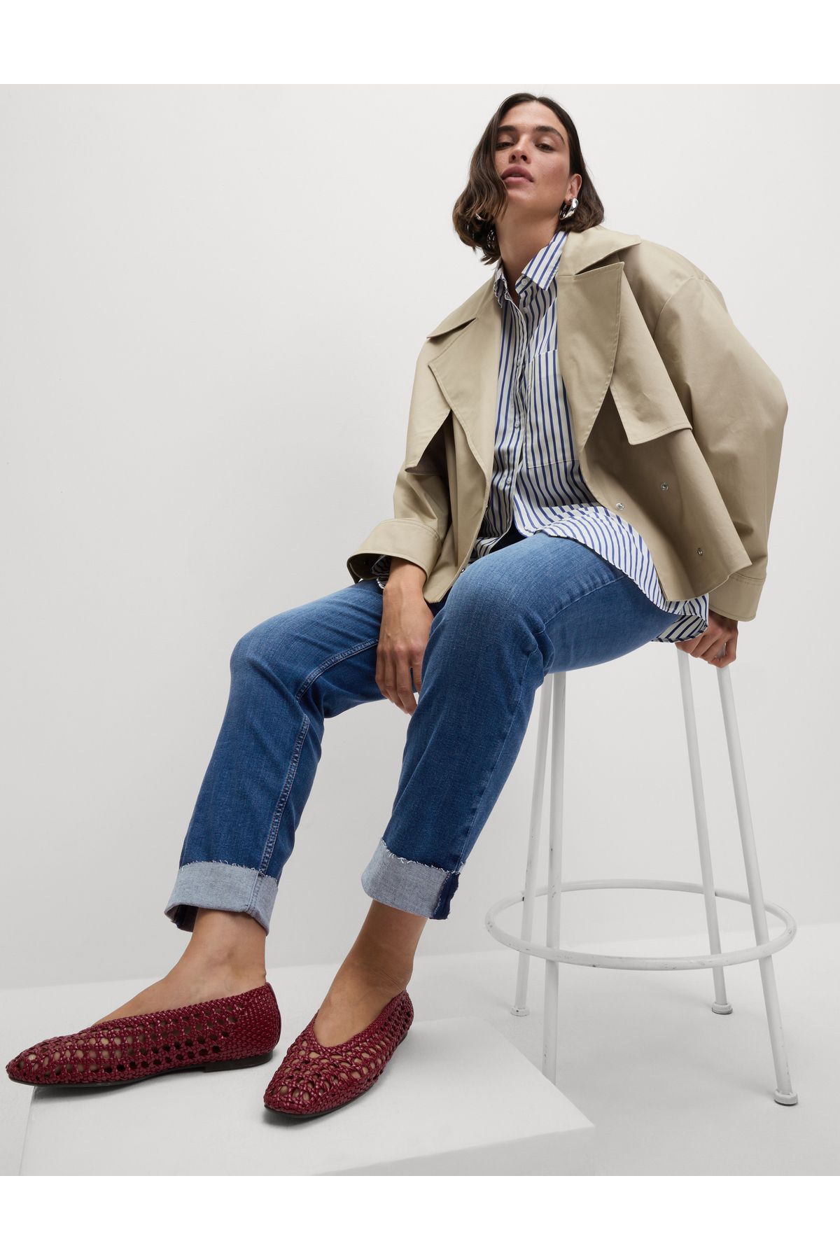 Marks & Spencer Harper Supersoft Yüksek Bel Jean Pantolon