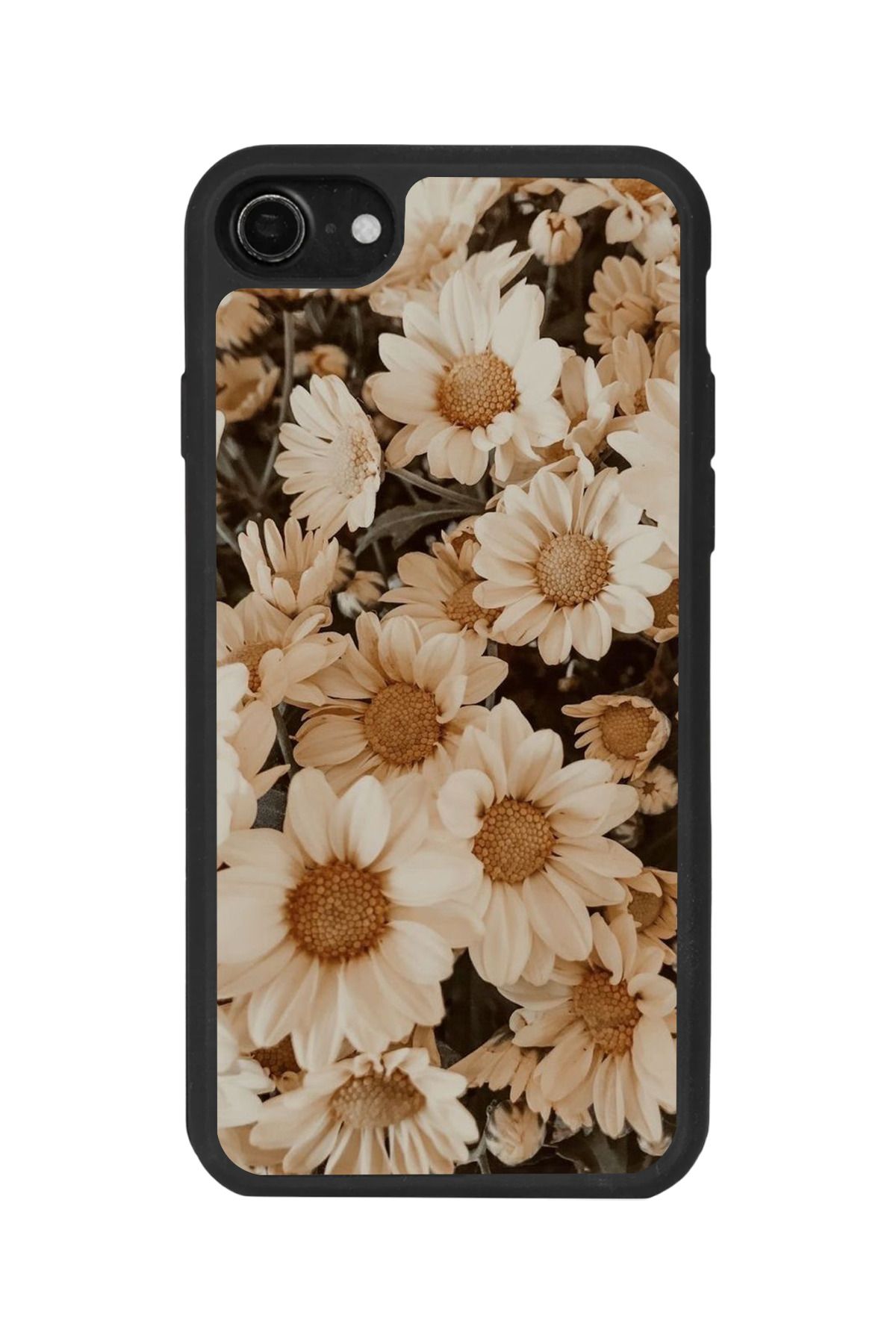BGAKSESUAR iPhone SE Uyumlu Mat Siyah Kılıf – Yumuşak Silikon, Koruyucu, Şok Emici Kapak