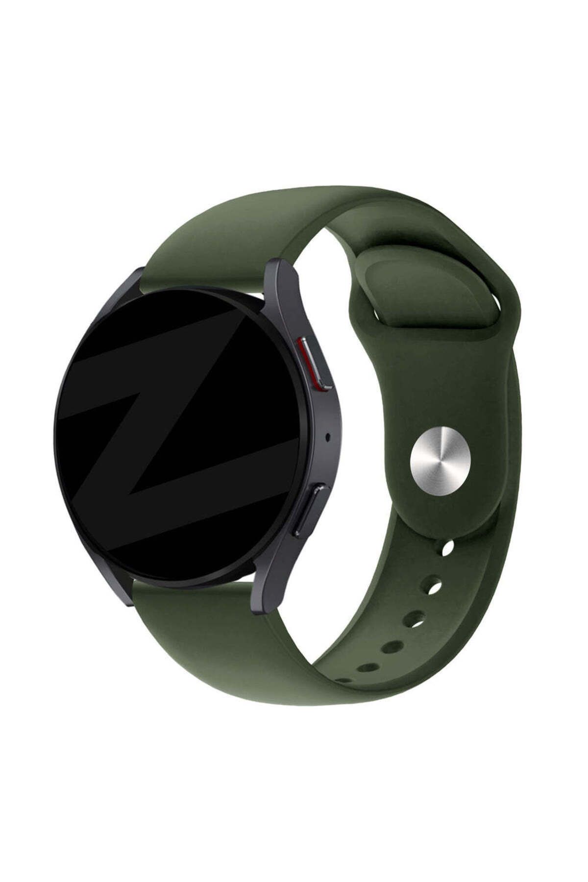 bbtech Ticwatch PRO / PRO 2020 / GTX 22mm Standart Silikon Kordon Klasik Kayış Esnek 22 mm Band