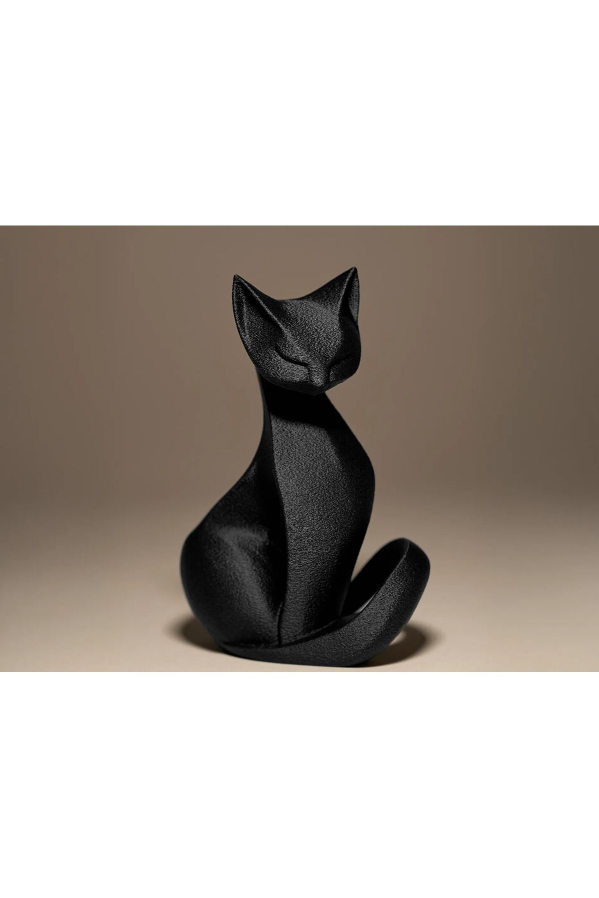 WaveOra Noir Cat – Siyah Zarafet Kedi Figürü