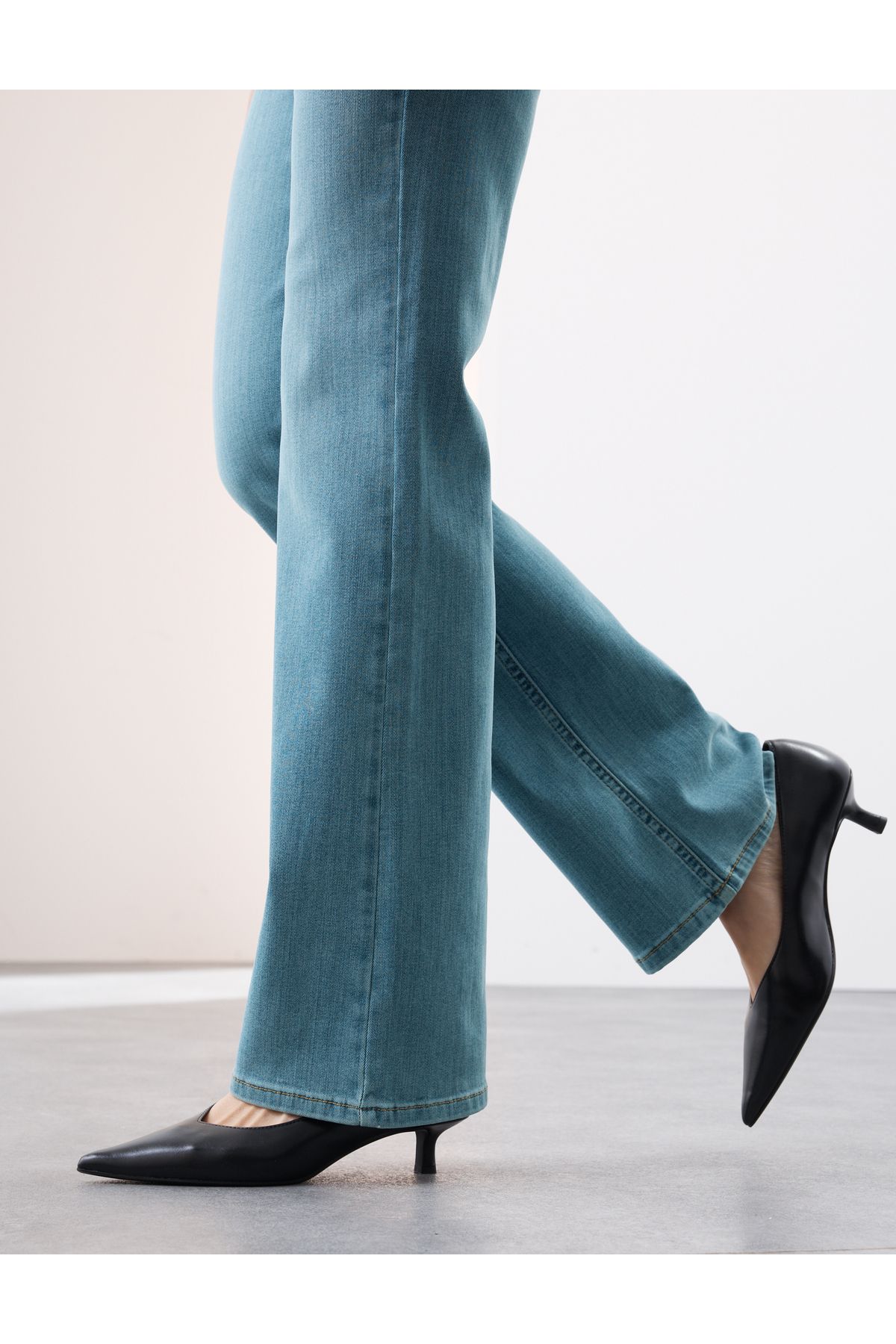 Marks & Spencer Lyocell Karışımı Yüksek Bel Flared Jeans