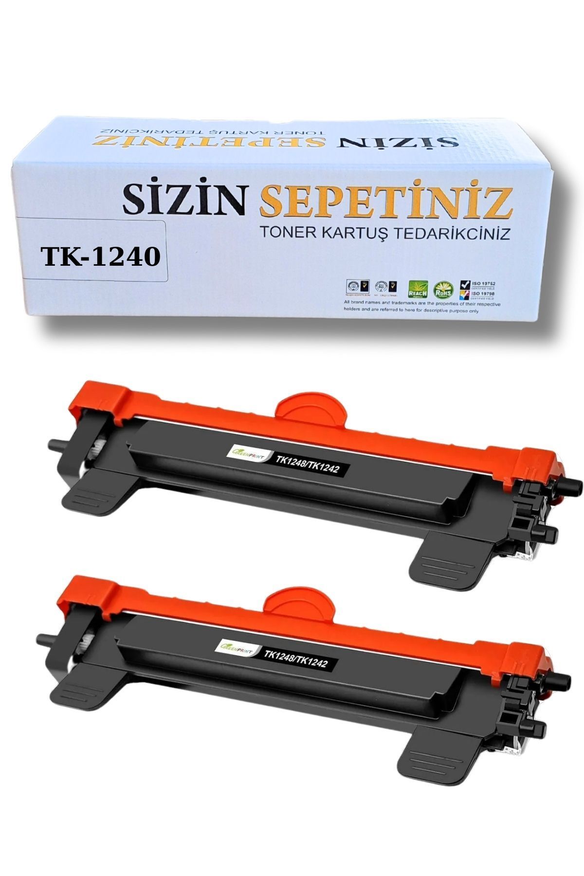 KYOCERO Kyocera Tk1240/1248 Muadil Toner - Pa2001 Pa2001w Ma2001 Ma2001w 2 Adet