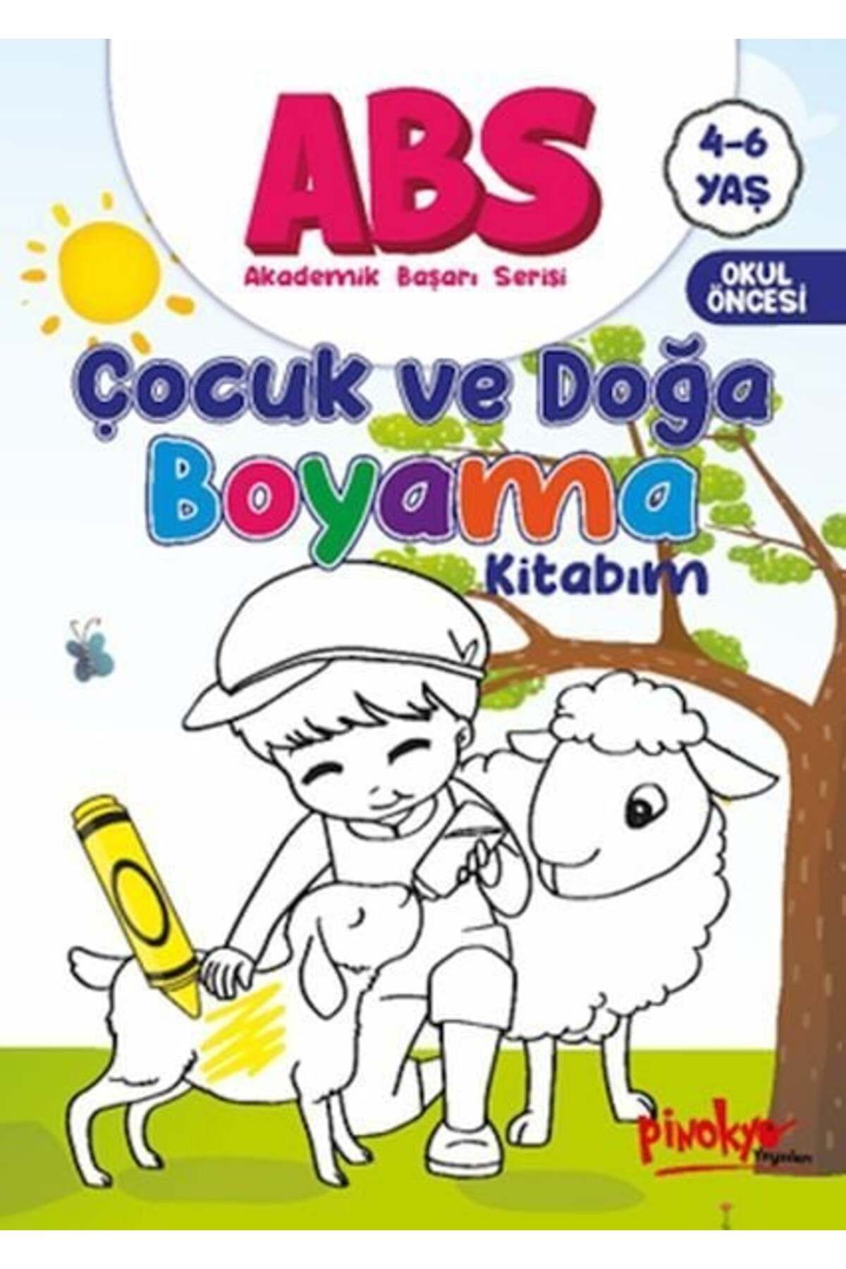 Destek Yayınları ABS 46 Yaş Çocuk ve Doğa Boyama Kitabım