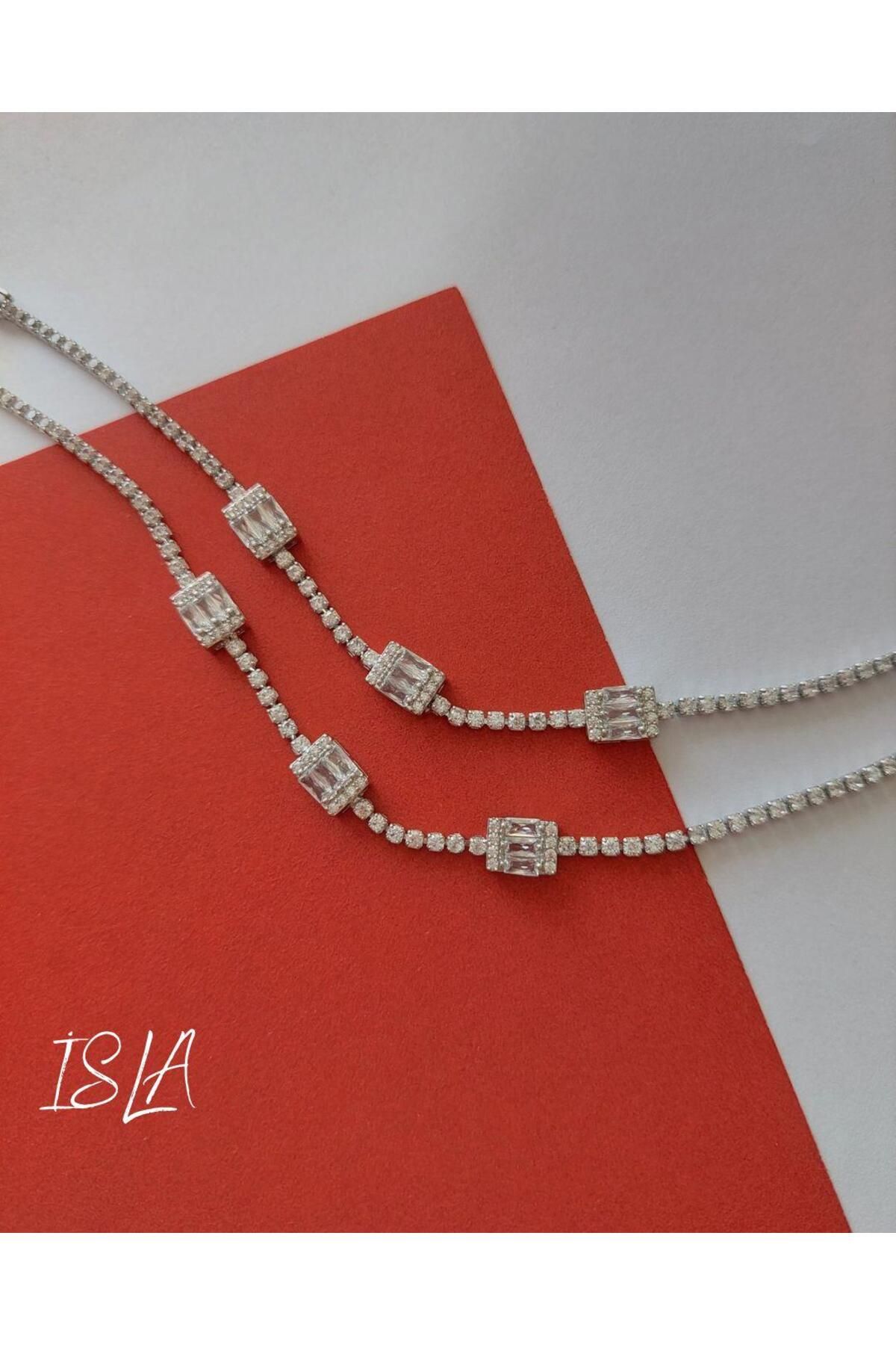 shop SİLVER DİKDÖRTGEN TAŞLI BİLEKLİK