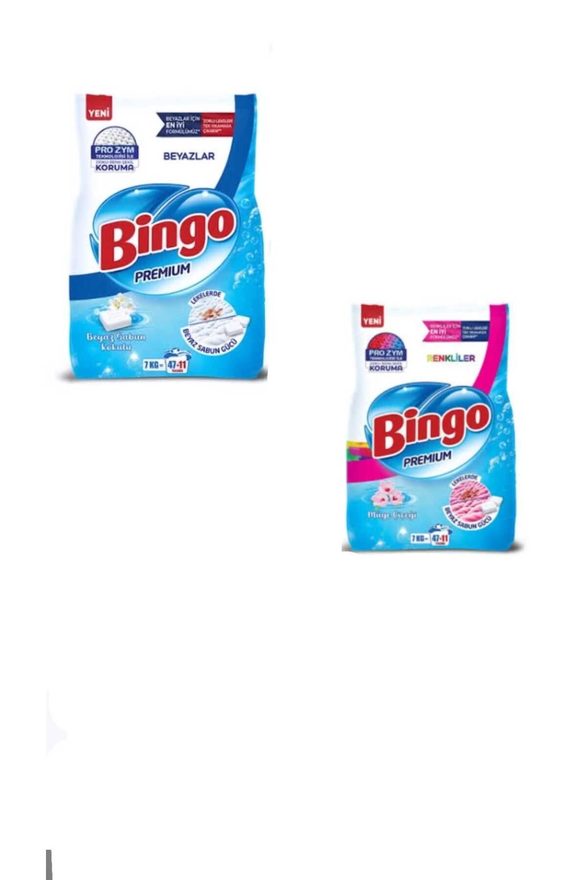 Bingo premium 7 kg beyaz +7 kg renkli toplam 14kg