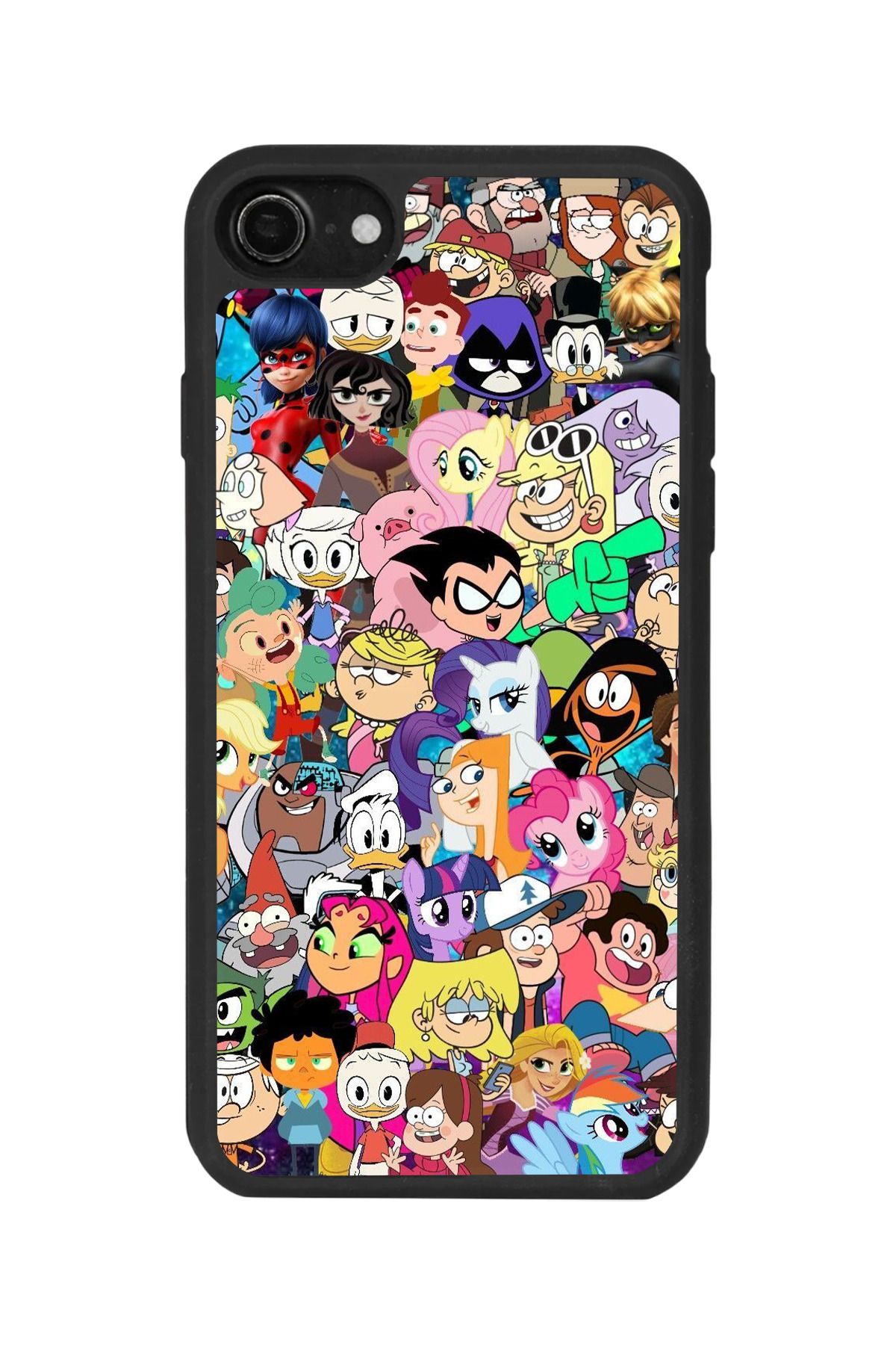 BGAKSESUAR Apple iPhone 8 Uyumlu Mat Siyah Kılıf – Yumuşak Silikon, Koruyucu, Şok Emici Kapak