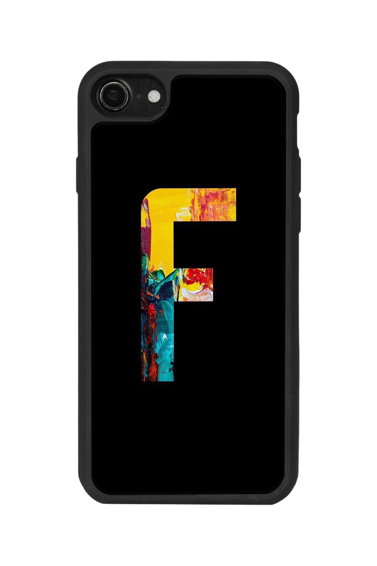 BGAKSESUAR iPhone 7 Uyumlu Mat Siyah Kılıf – Yumuşak Silikon, Koruyucu, Şok Emici Kapak