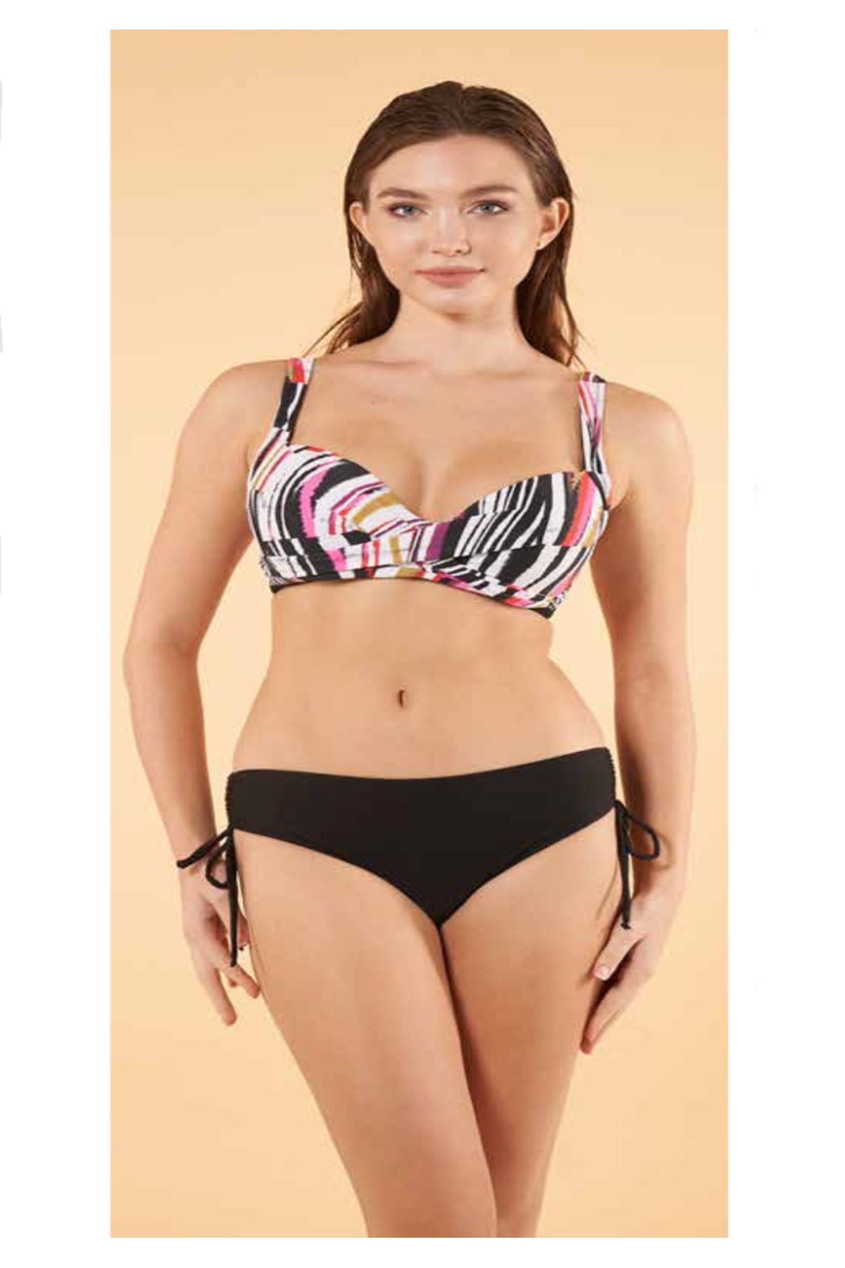 Fily İç Giyim ESTİVA Kaplı Empirme Büyük Beden Bikini Takım