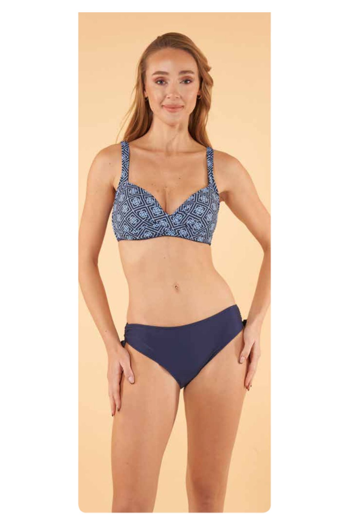 Fily İç Giyim ESTİVA Kaplı Empirme Büyük Beden Bikini Takım