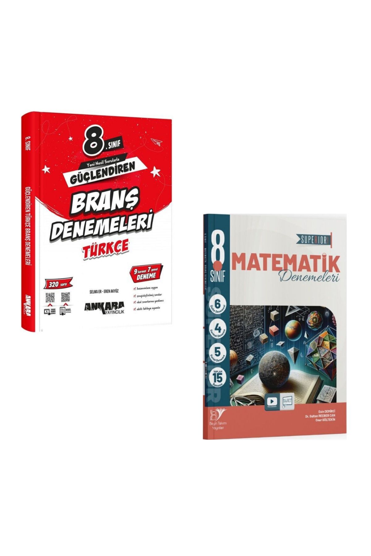 Marsis Yayınları Beyin Takımı 8. Sınıf Matematik ve Ankara 8 Türkçe Branş Denemeleri