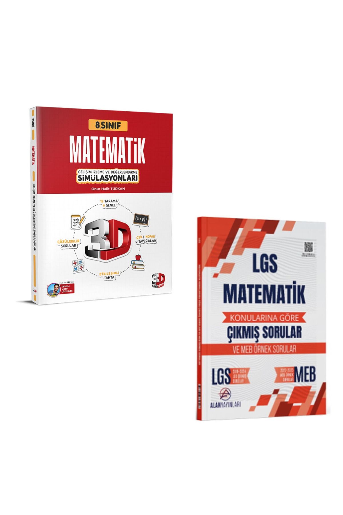 Marsis Yayınları Alan 8. Sınıf LGS Matematik Konularına Göre Çıkmış Sorular ve 3D 8 Simülasyn Matmtik Branş Denemesi