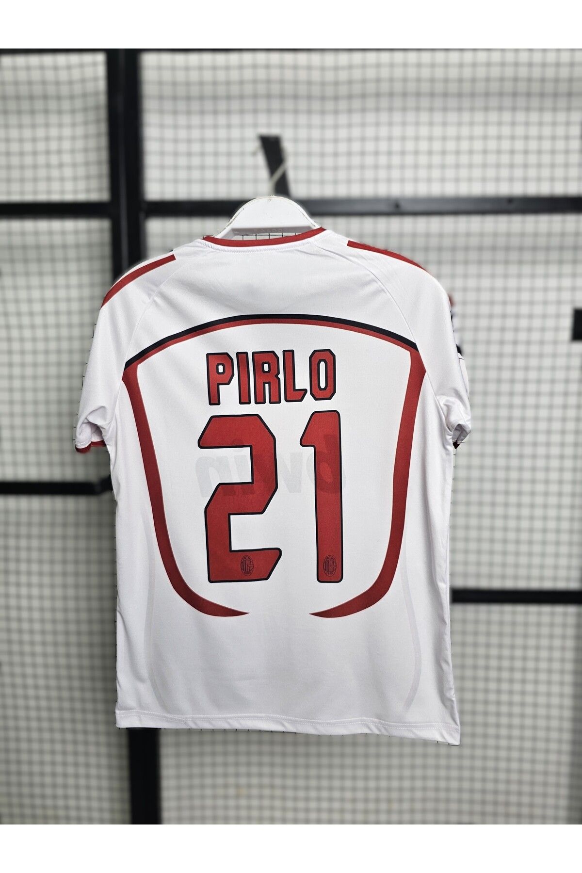 Lion Spor M'ilan 2007 Efsane Sezon Andrea Pirlo 21 Nostalji Retro Forması (Beyaz)
